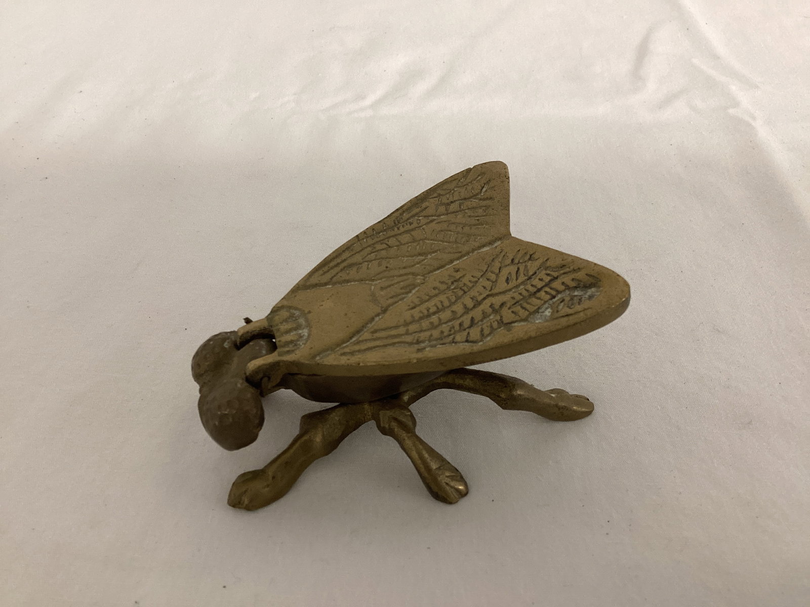 Brass Fly Trinket Box: 3" L