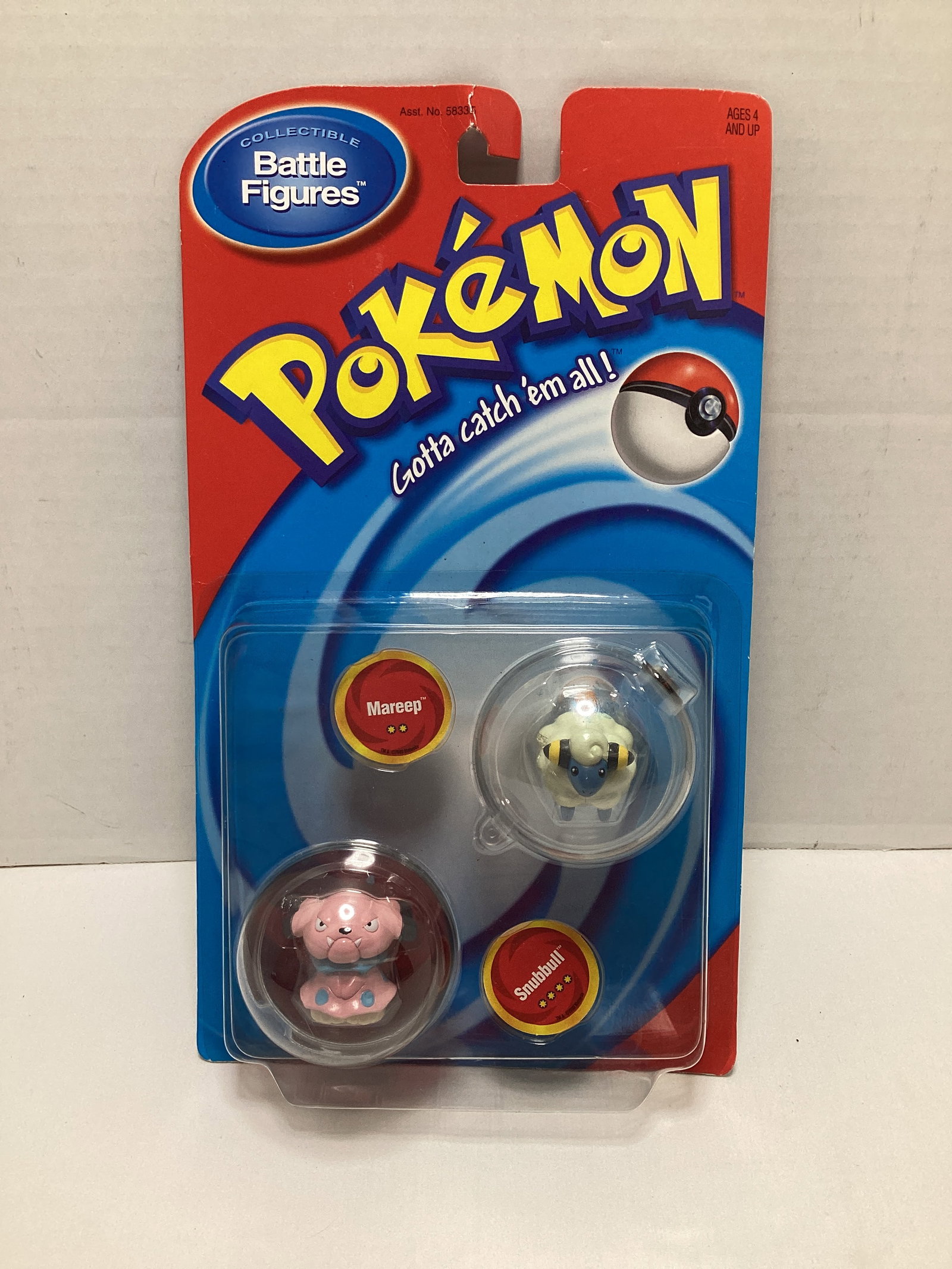 Pokémon Mareep and Snubbull Battle Figures: 2000 Nintendo