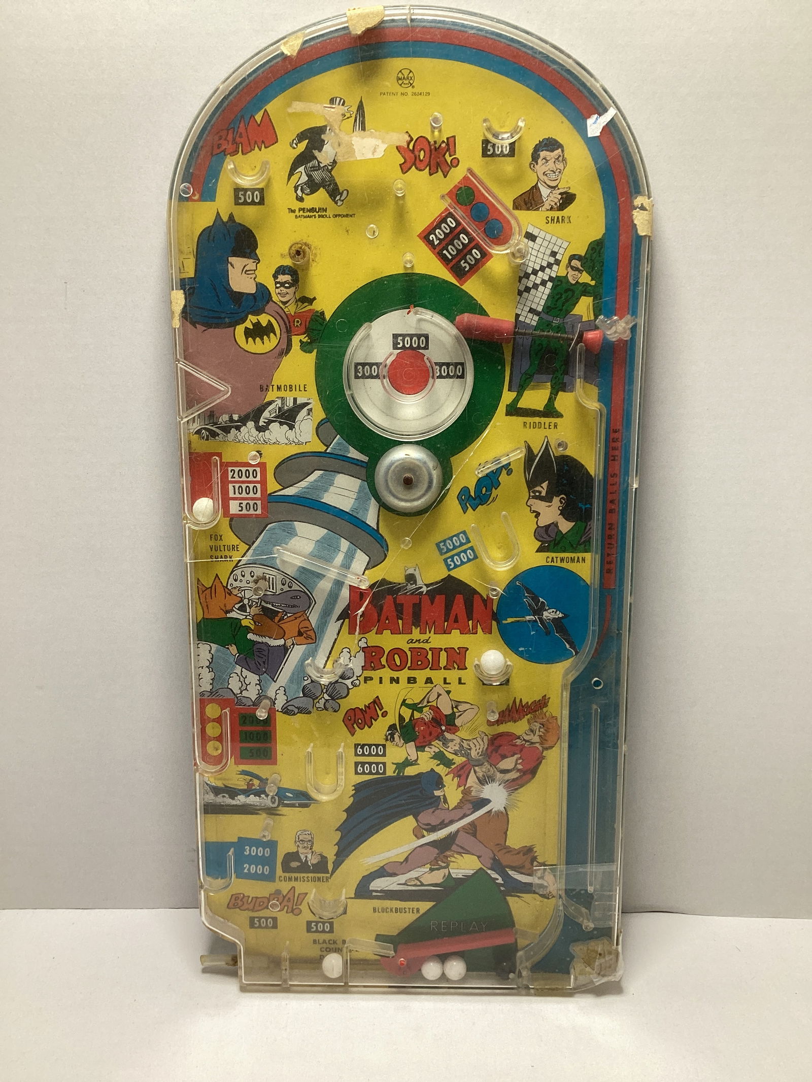 Vintage DC Comics Baman and Robin Pinball Game (1 of 7)