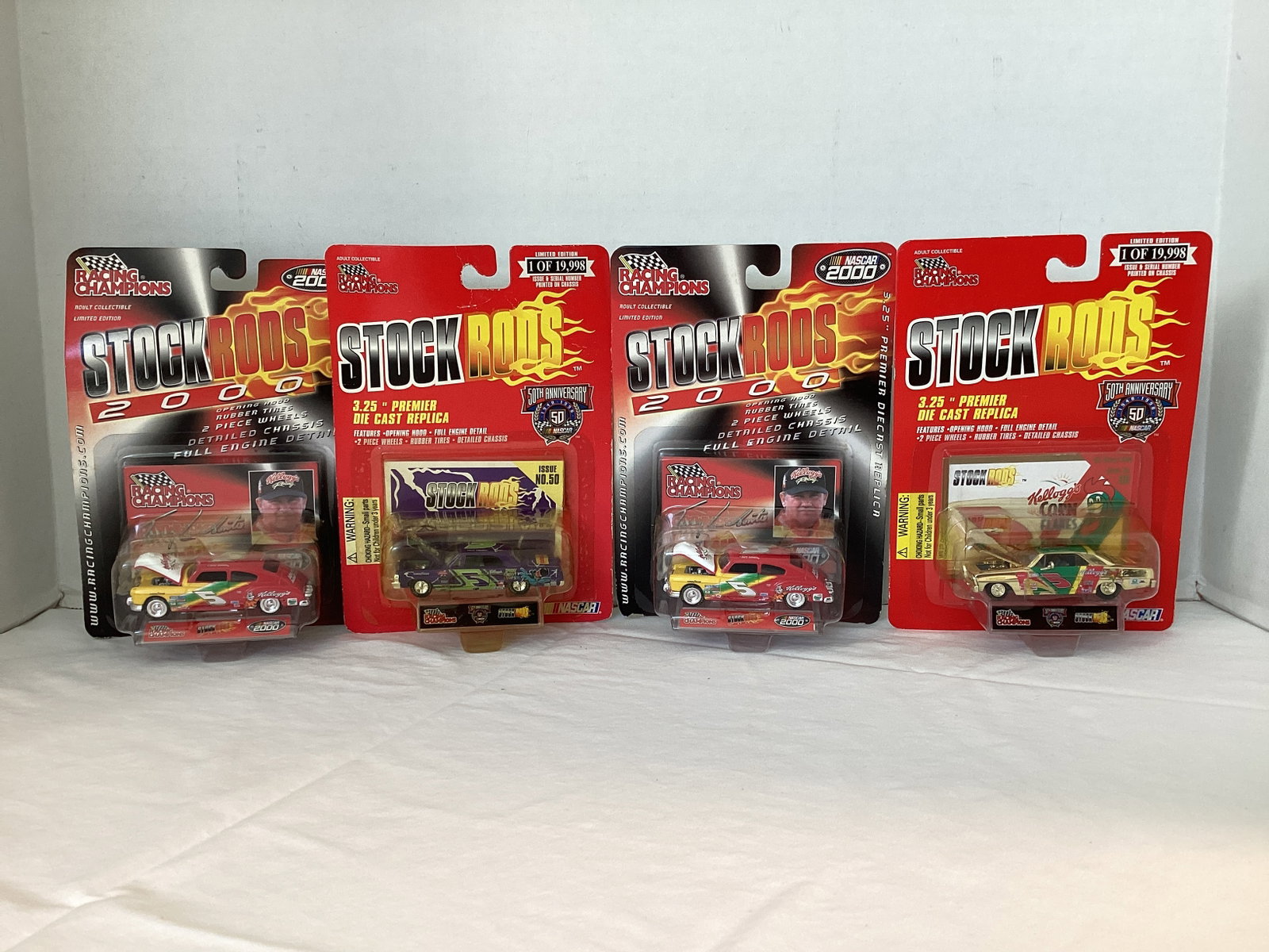 Four Racing Champions NASCAR Terry Labonte Stock Rods Diecast Replicas: .