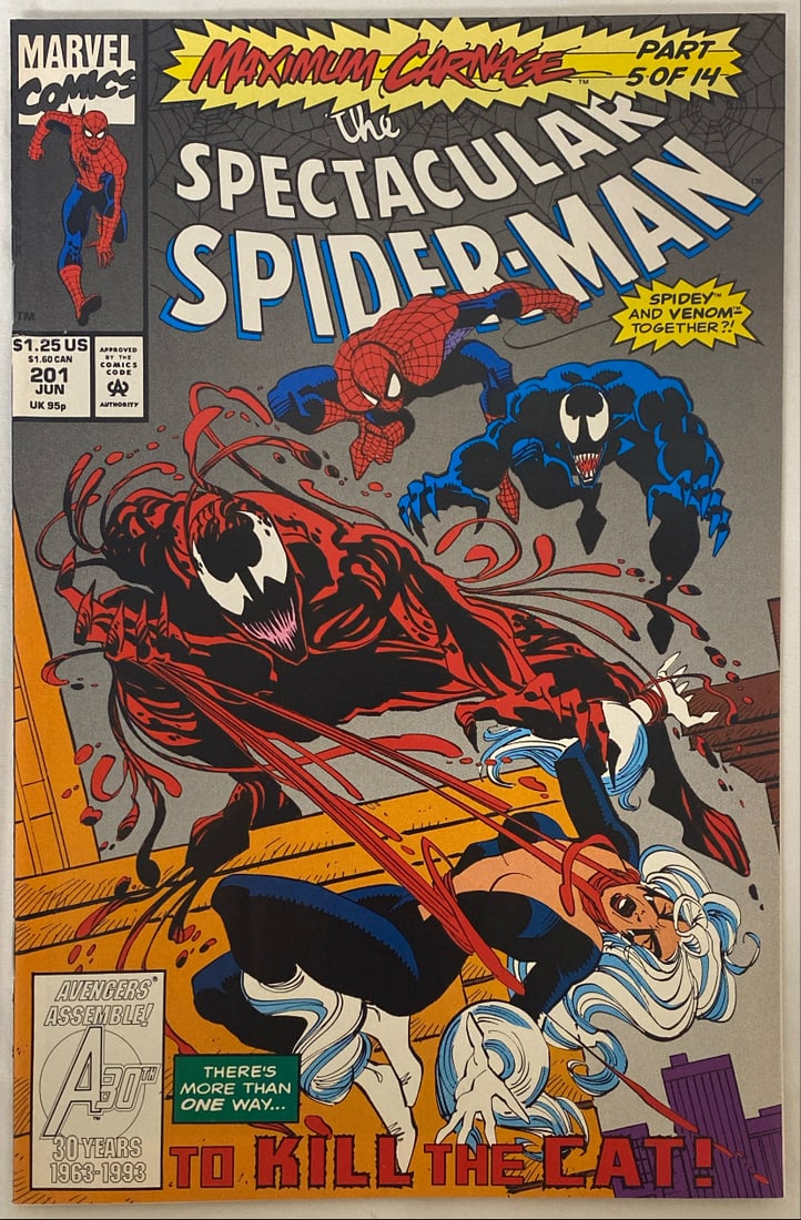 Spectacular Spider-Man 201 Marvel Comic Book (1 of 7)