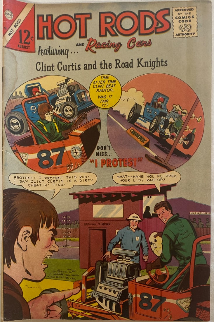 Hot Rods and Racing Cars 75 Charlton Comic Book: 1965, Please preview and see all photos for condition