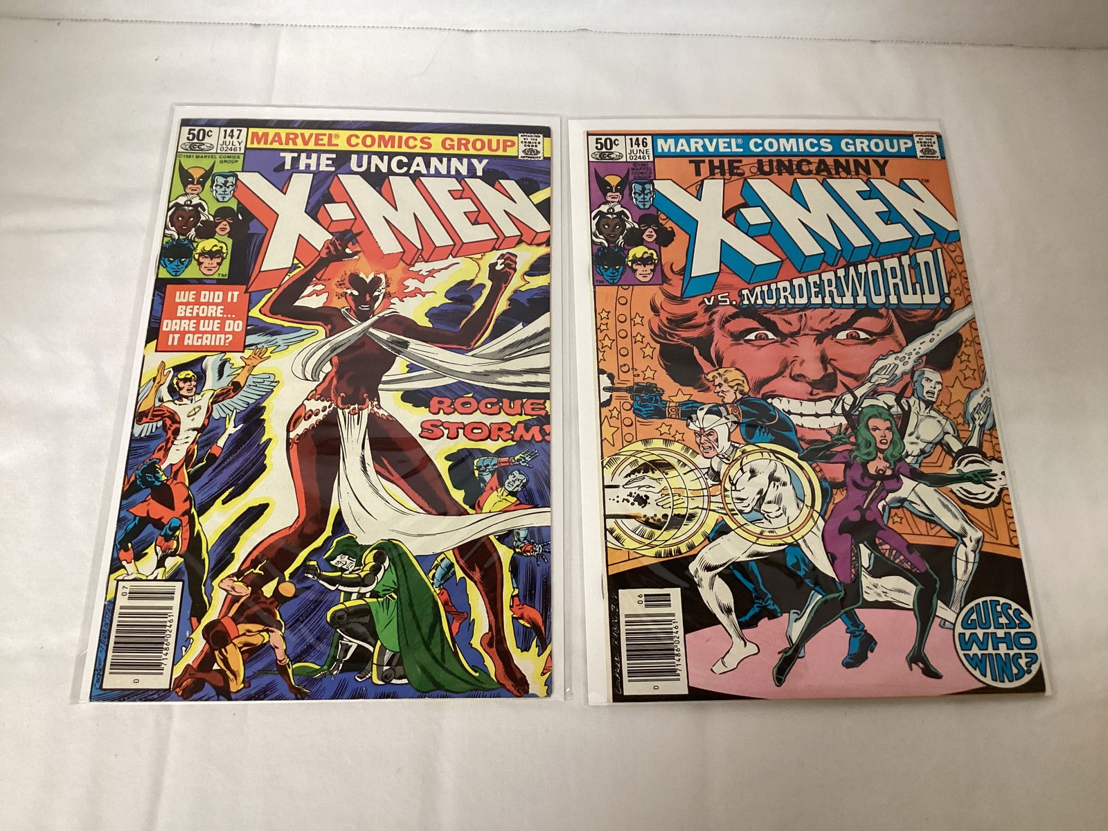 Two Uncanny X-Men Marvel Comic Books (1 of 5)