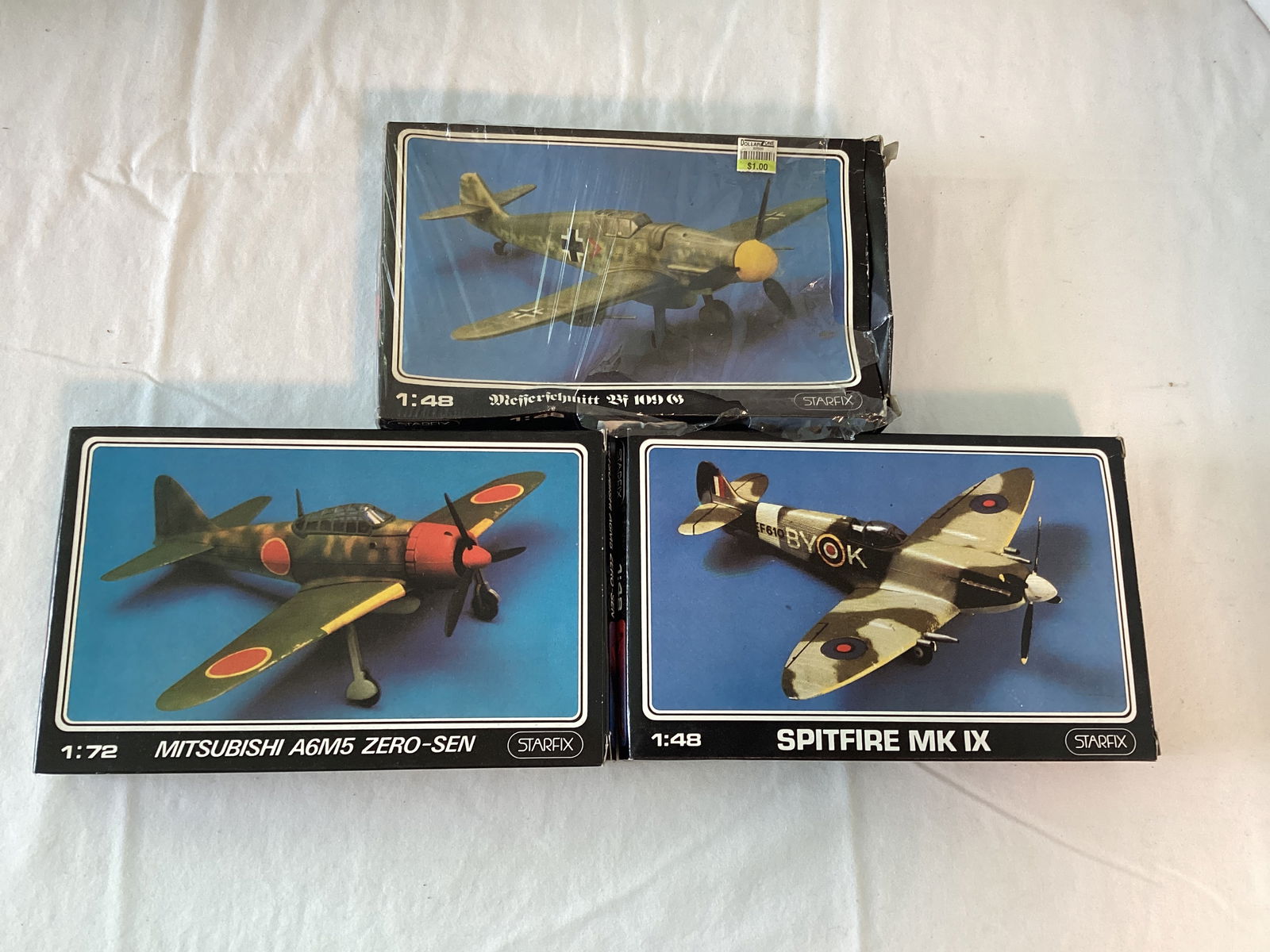 Three Starfix Model Airplane Kits (1 of 4)