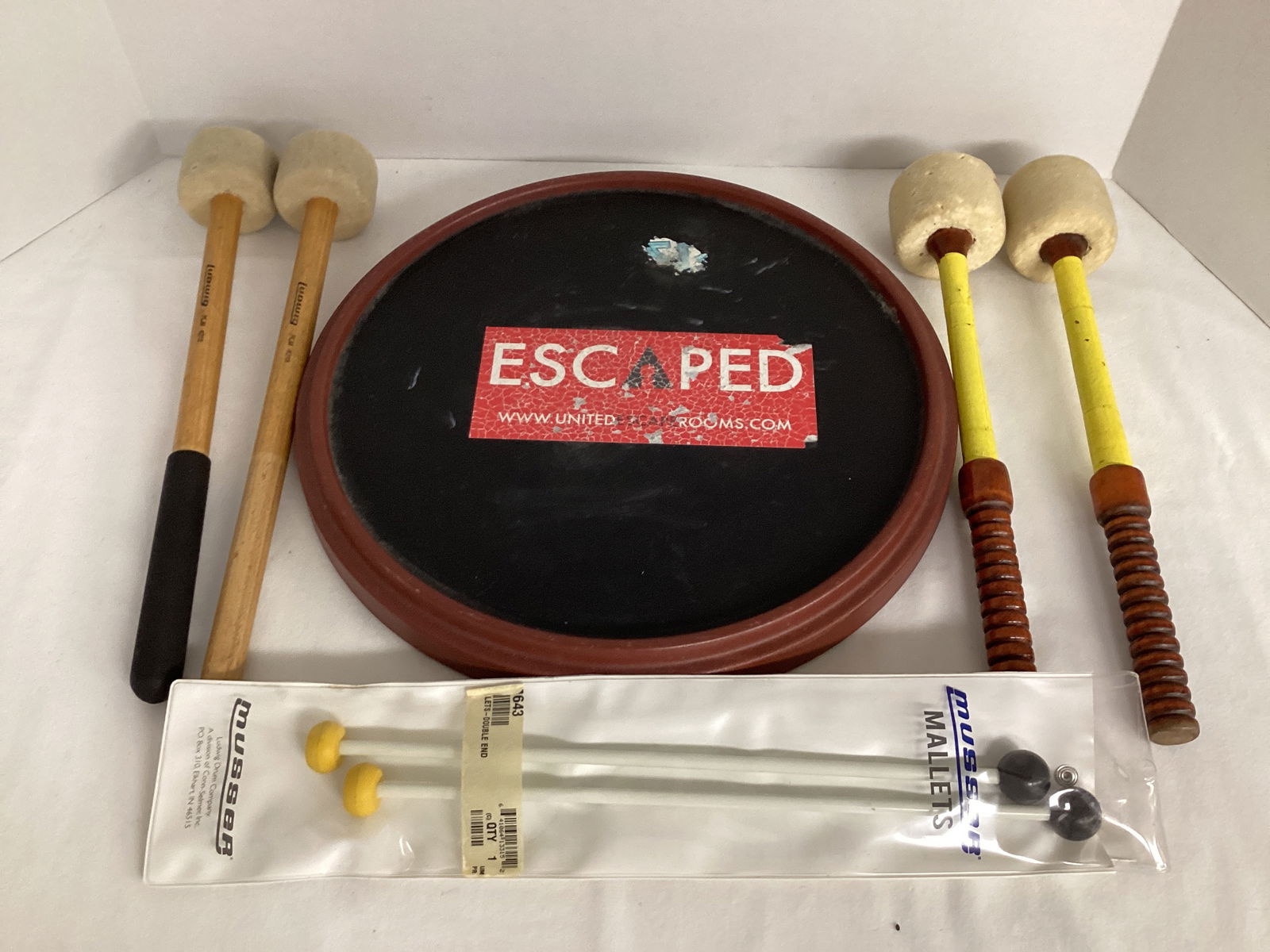 Drum Mallets with Practice Pad (1 of 6)