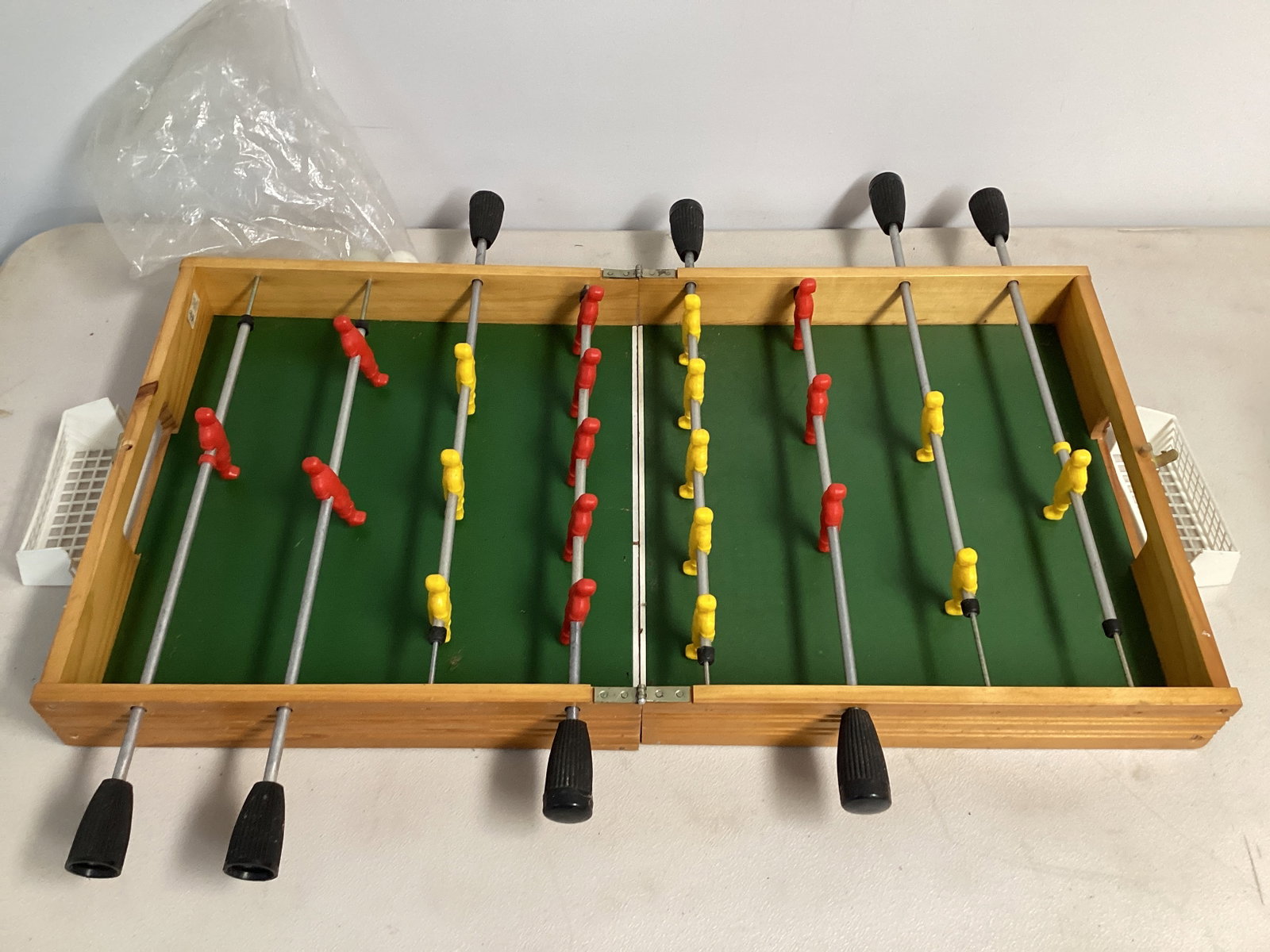 Vintage Estrela Tabletop Mini Foosball Game: made in Brazil