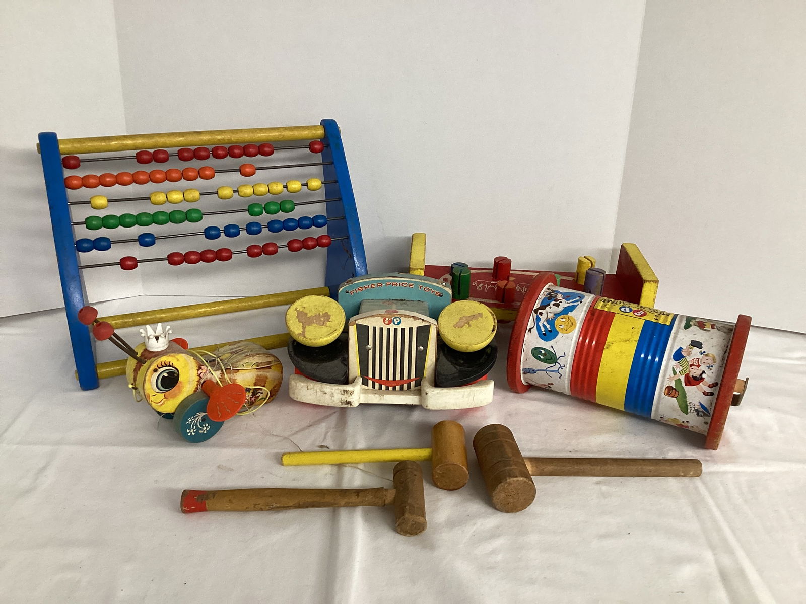Fisher Price, Playskool, and Other Wood Children's Toys: missing parts
