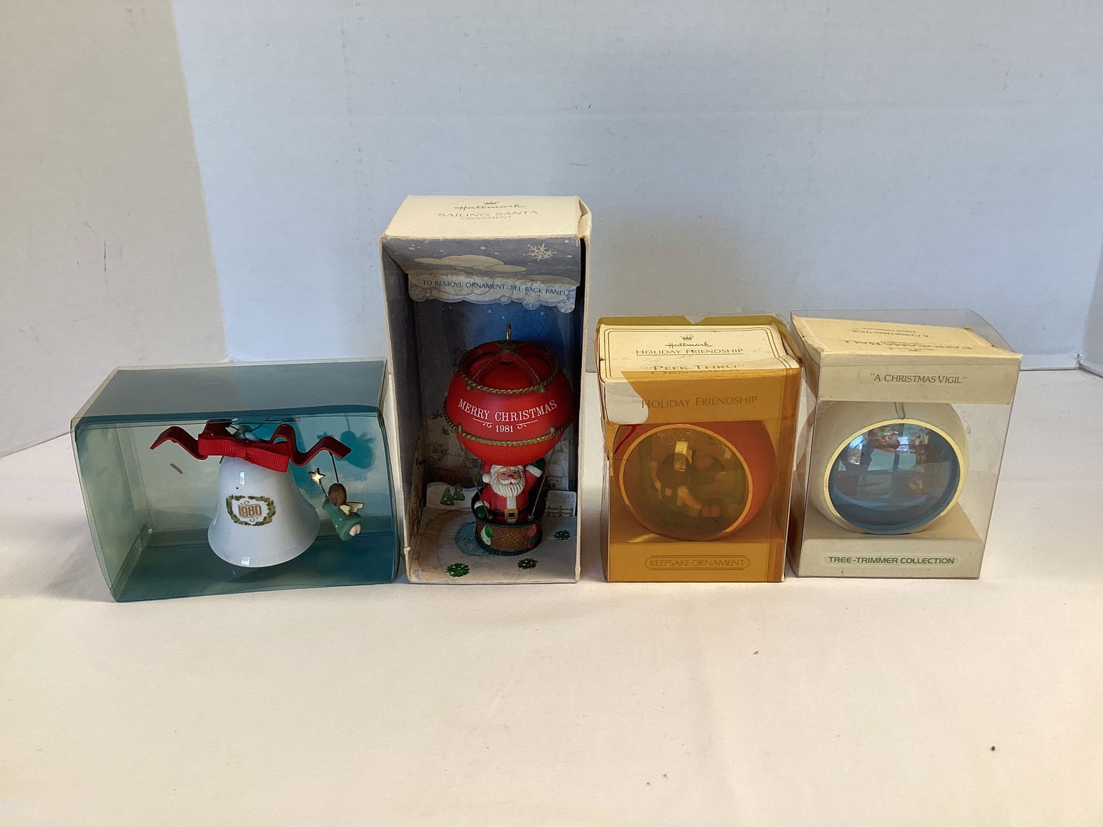 Hallmark Peek-Through and Other Christmas Ornaments: .