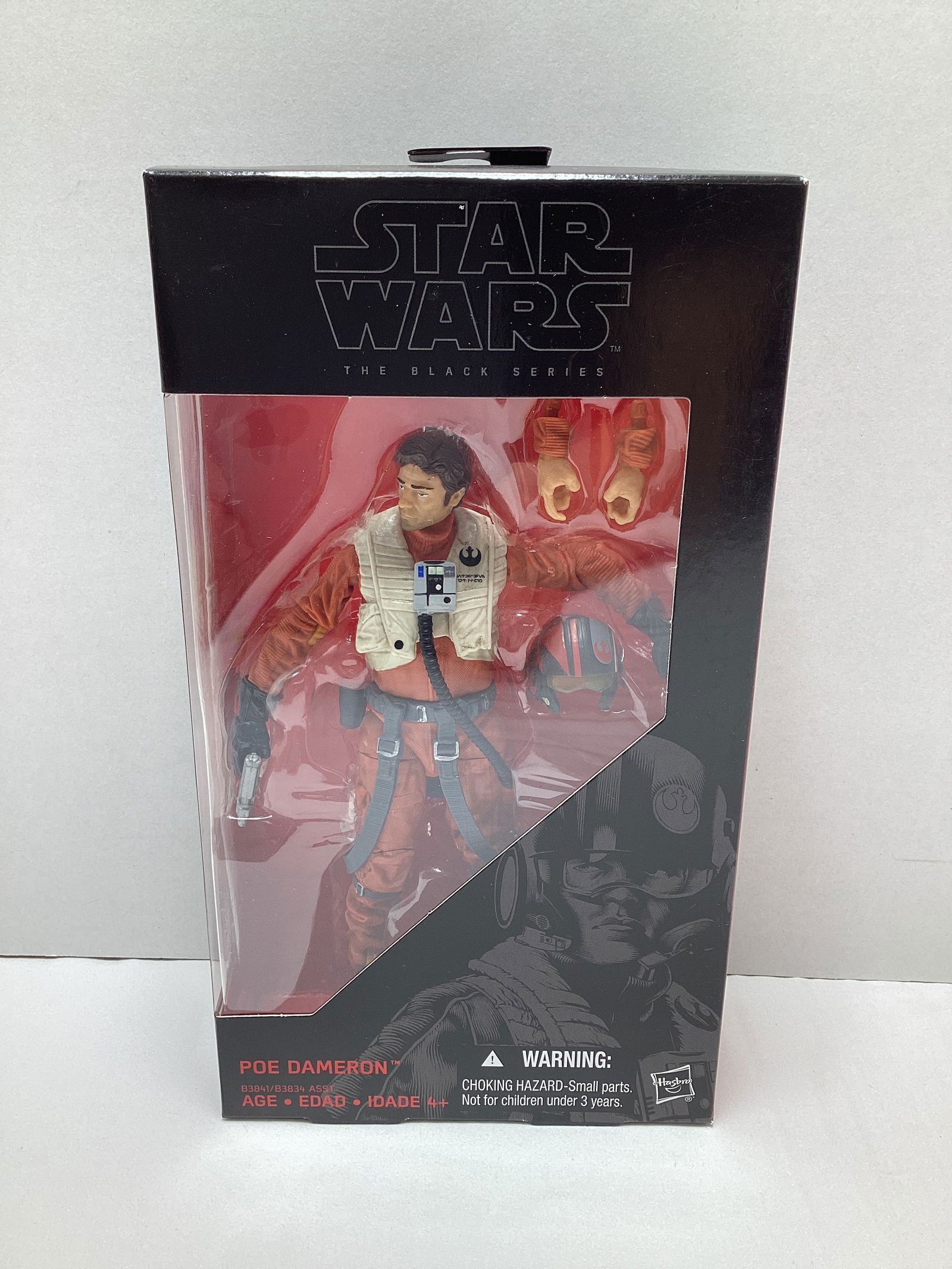 Star Wars the Black Series Poe Dameron Action Figure: 2015 Hasbro