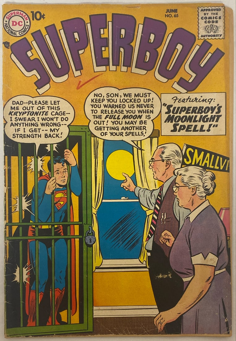 Superboy 65 DC Comic Book (1 of 9)