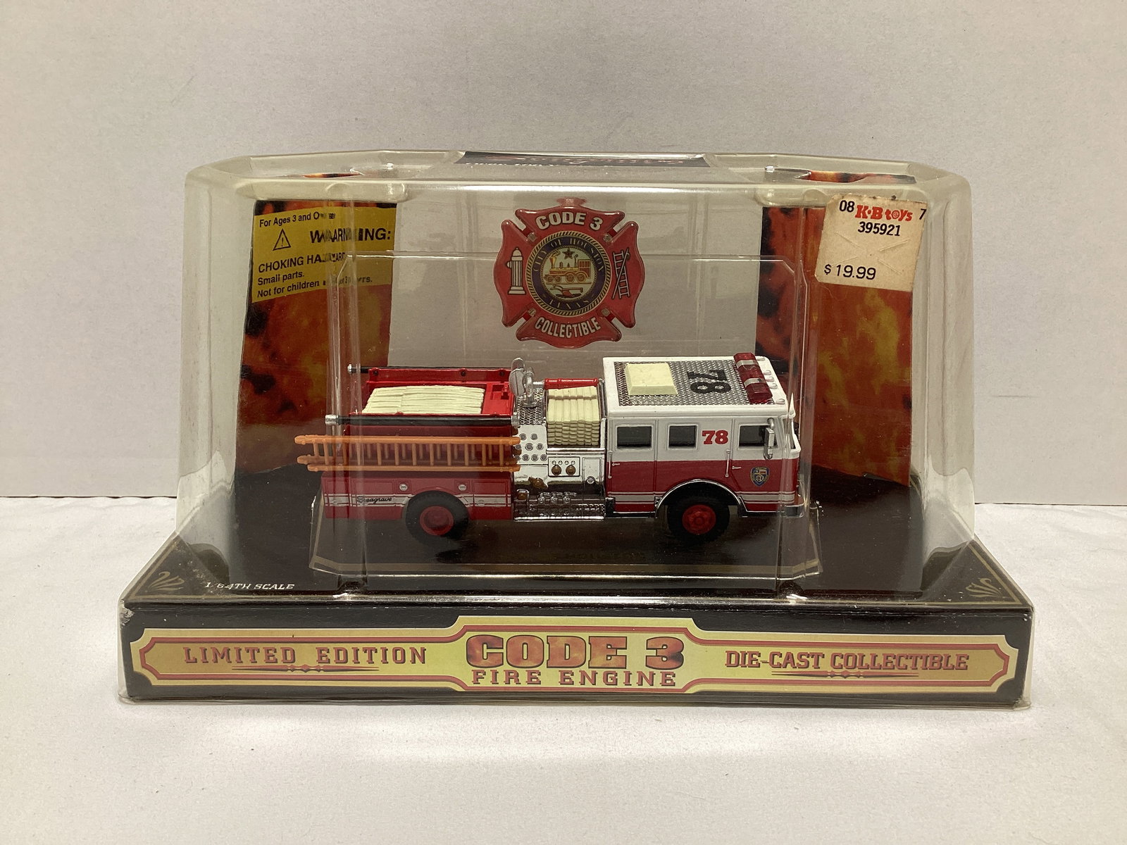 Code 3 Seagrave Houston Truck 78 1:64 Scale Diecast Fire Truck (1 of 5)