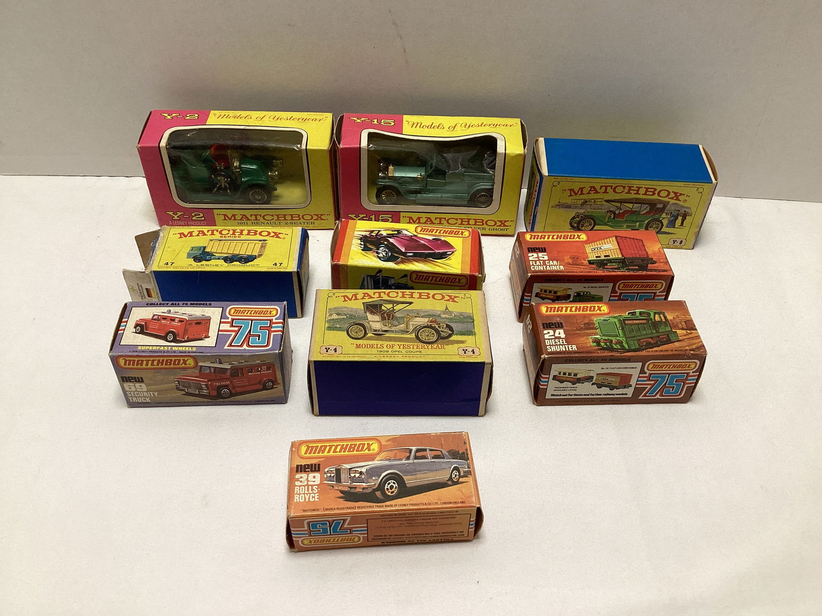 Lesney Matchbox Models in Boxes: .