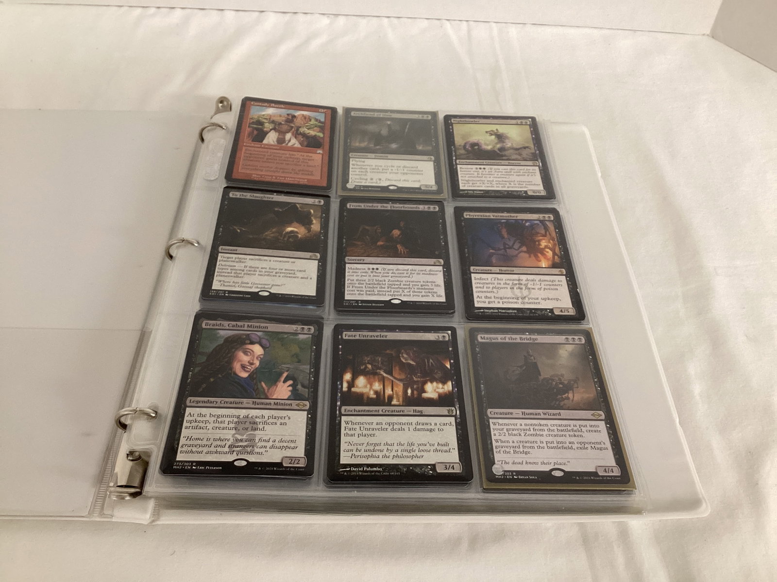 Binder of Magic the Gathering Trading Playing Cards: approx. 270