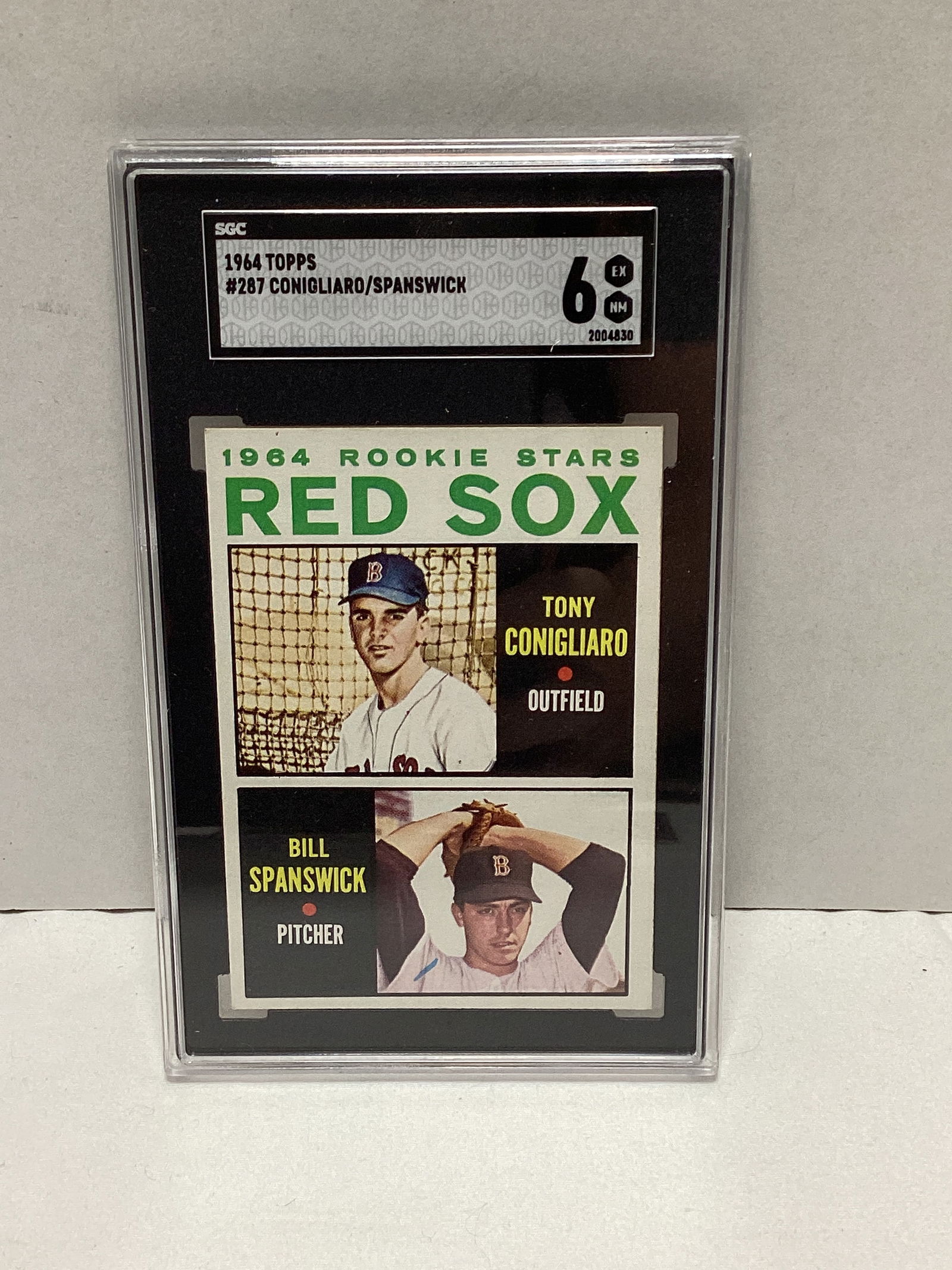 1964 Topps Conigliaro / Spanswick Rookie Stars SGC 6.0 Graded Baseball Card (1 of 2)