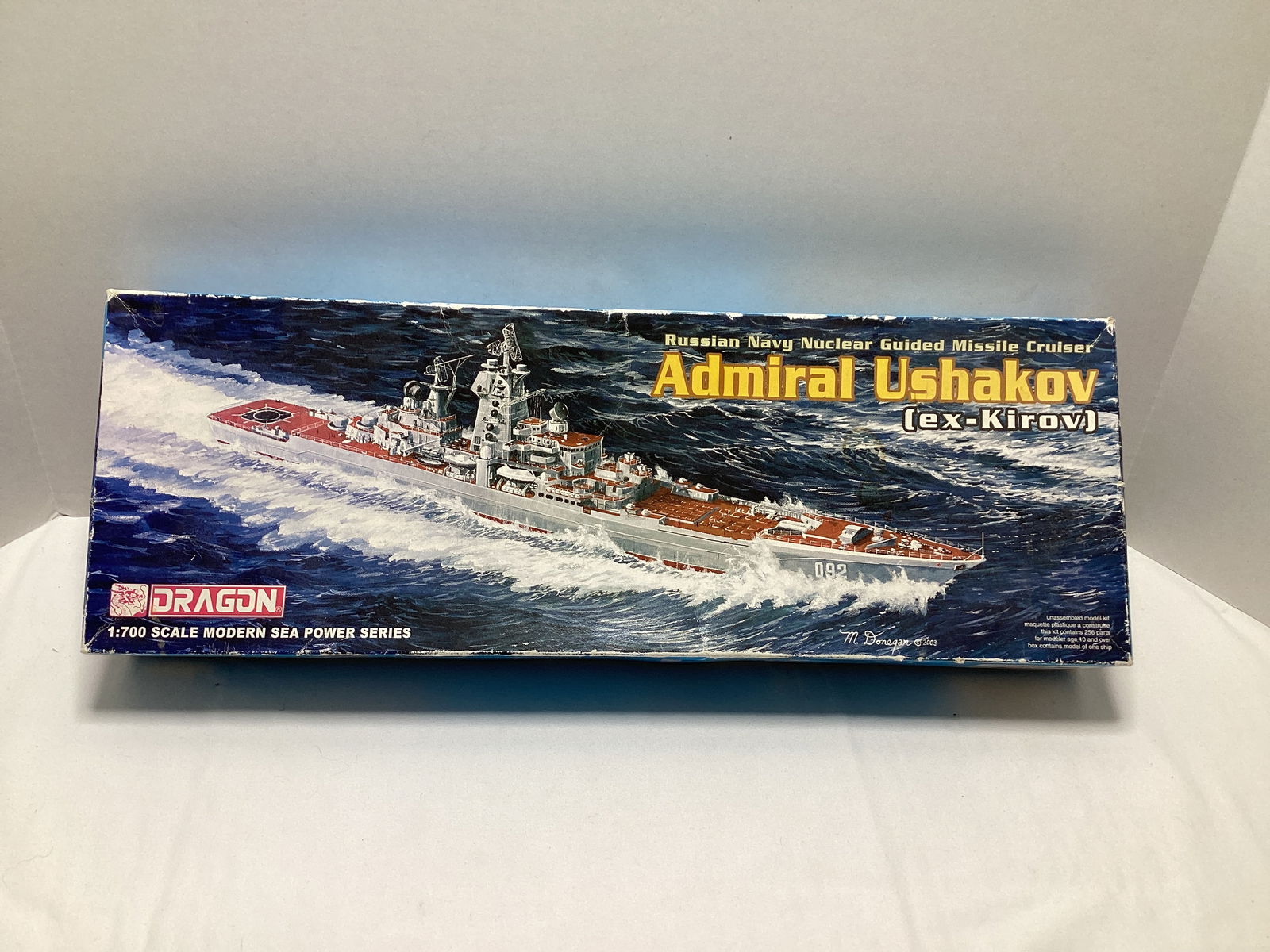 Dragon Admiral Ushakov Russian Navy Nuclear Guided Missile Cruiser 1:700 Scale Model Kit (1 of 5)