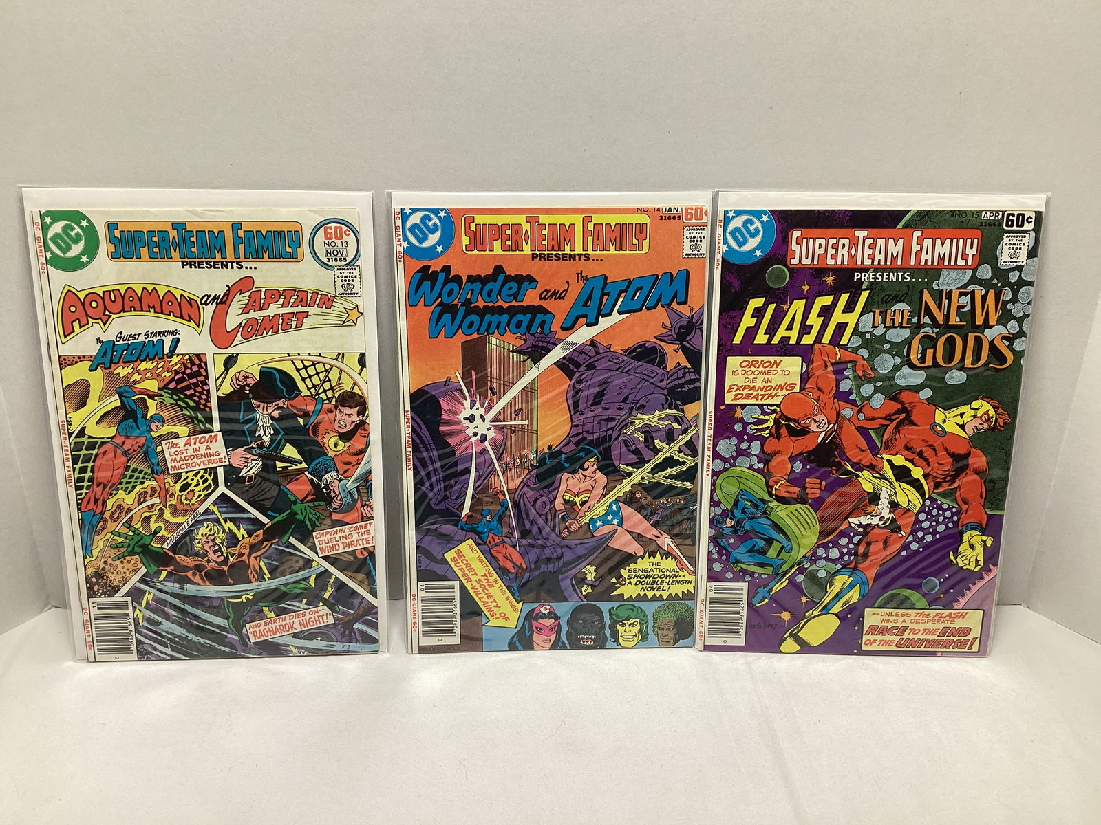 Three DC Comics Super Team Family Comic Books (1 of 4)
