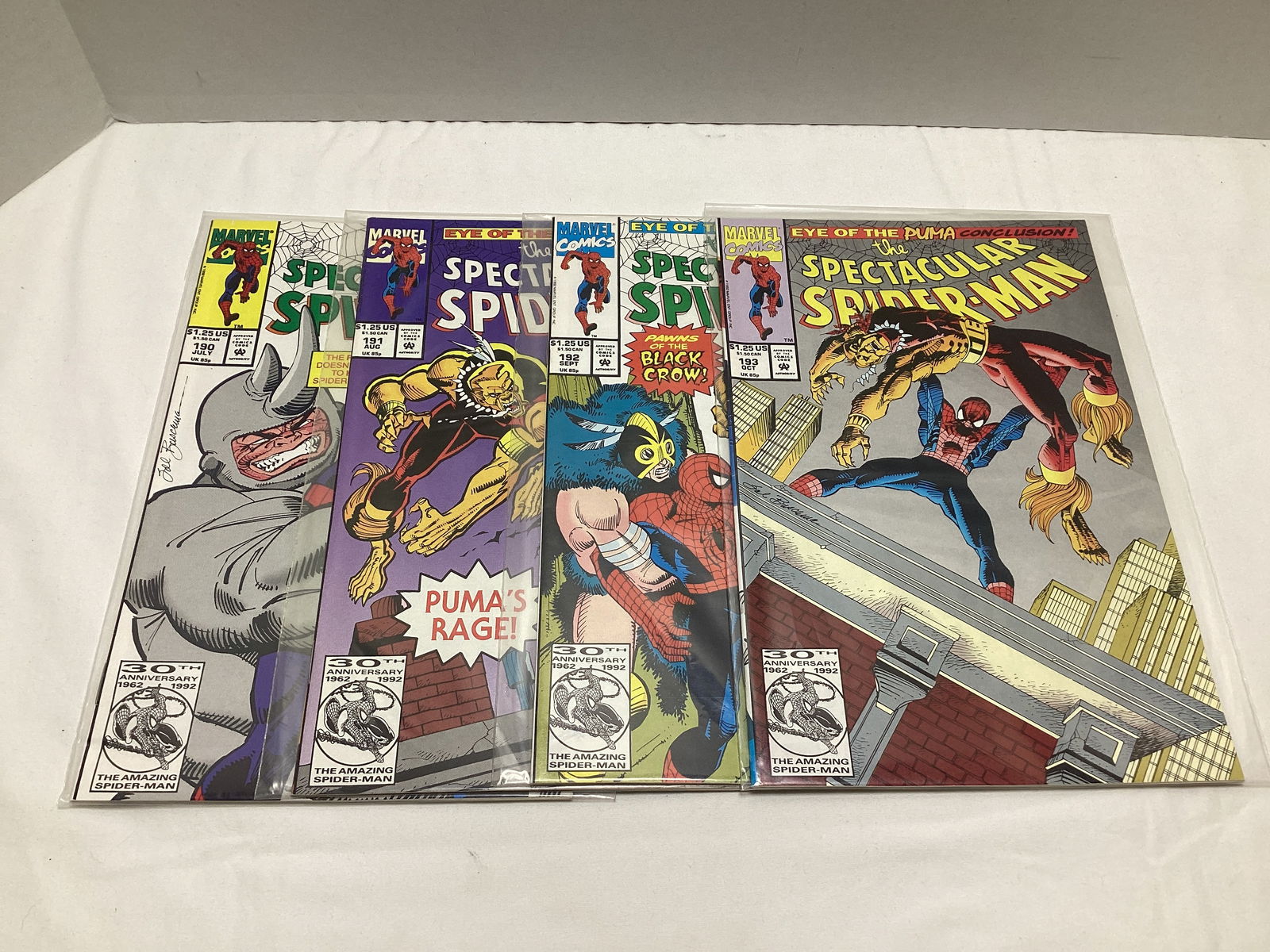 Four Marvel Spectacular Spider-Man Comic Books (1 of 5)