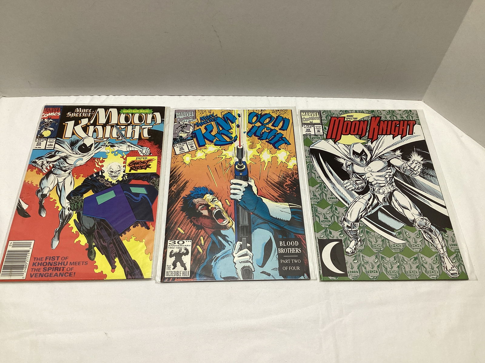 Three Marvel Moon Knight Comic Books (1 of 4)