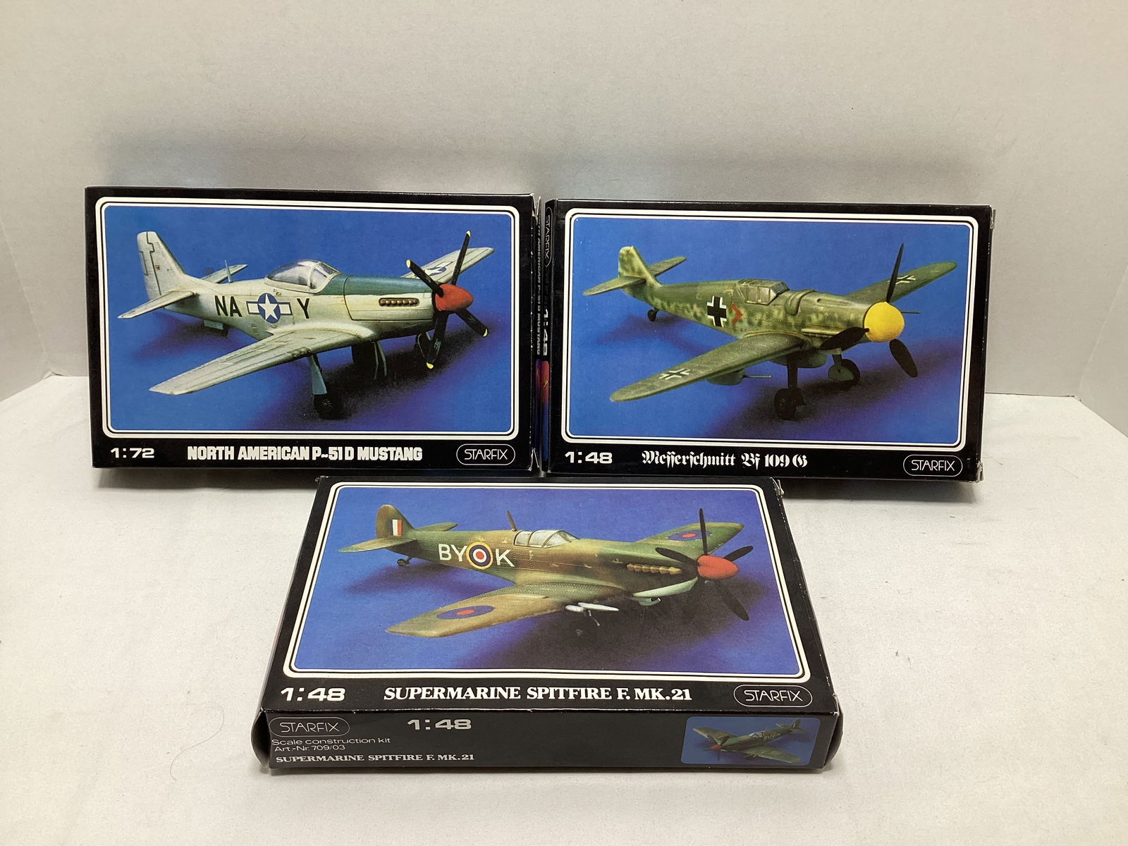 Three Starfix Model Airplane Kits (1 of 4)