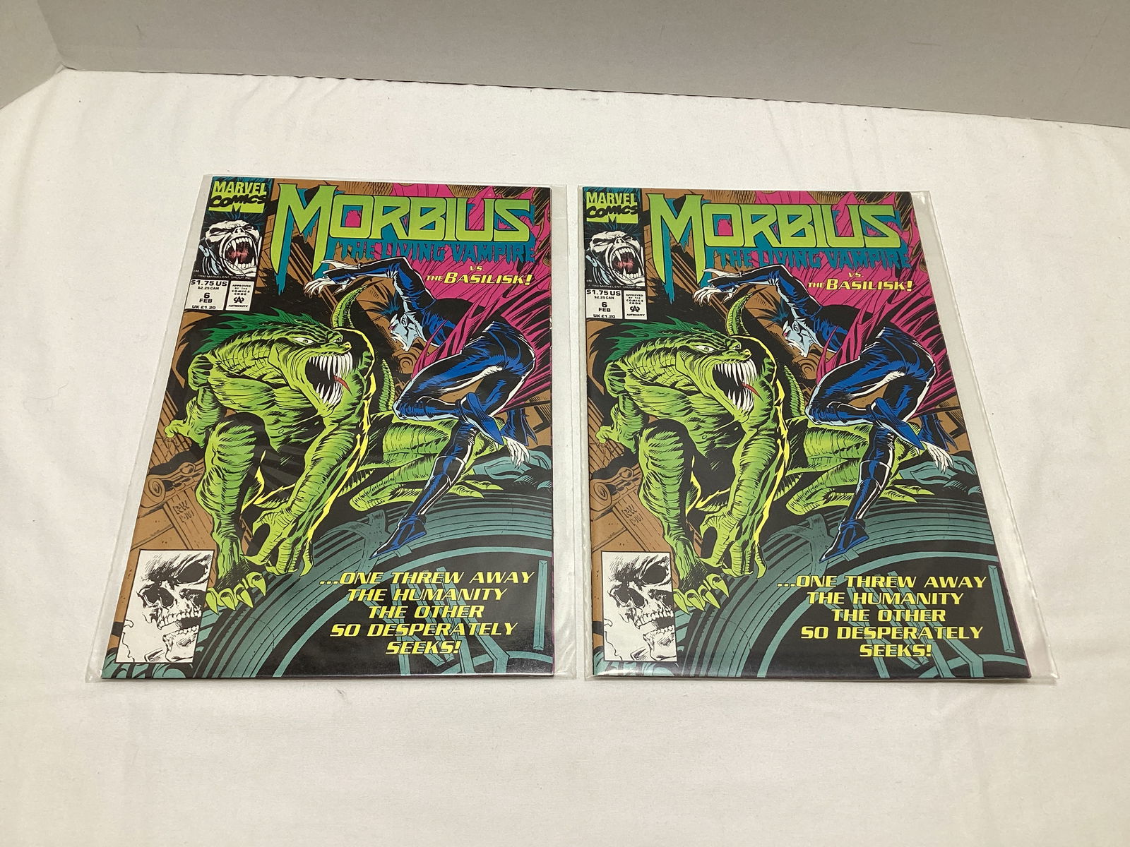 Two Marvel Morbius 6 Comic Books (1 of 3)