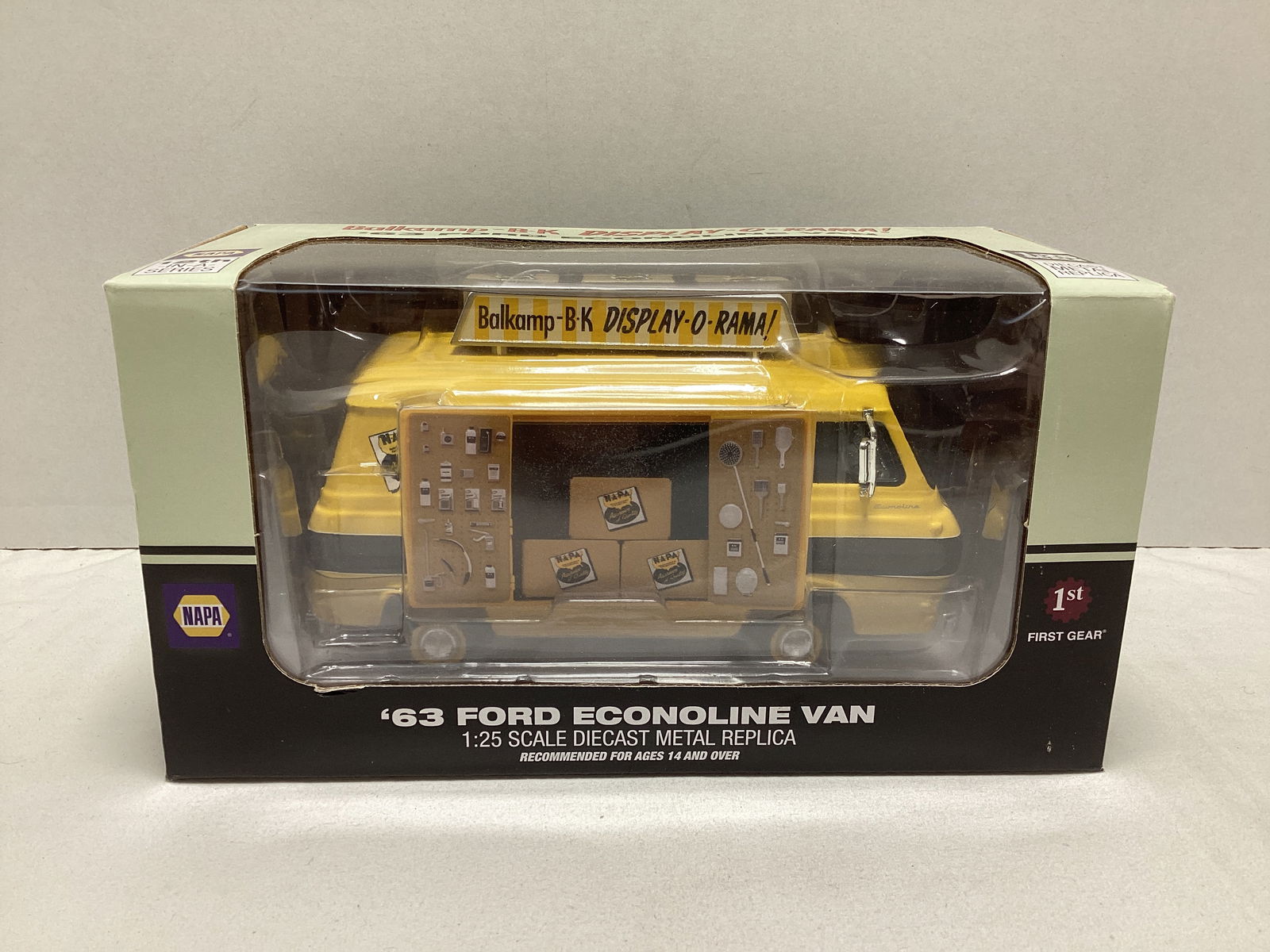 First Gear Napa Balkamp BK 1963 Ford Econoline Van 1:25 Scale Diecast (1 of 5)