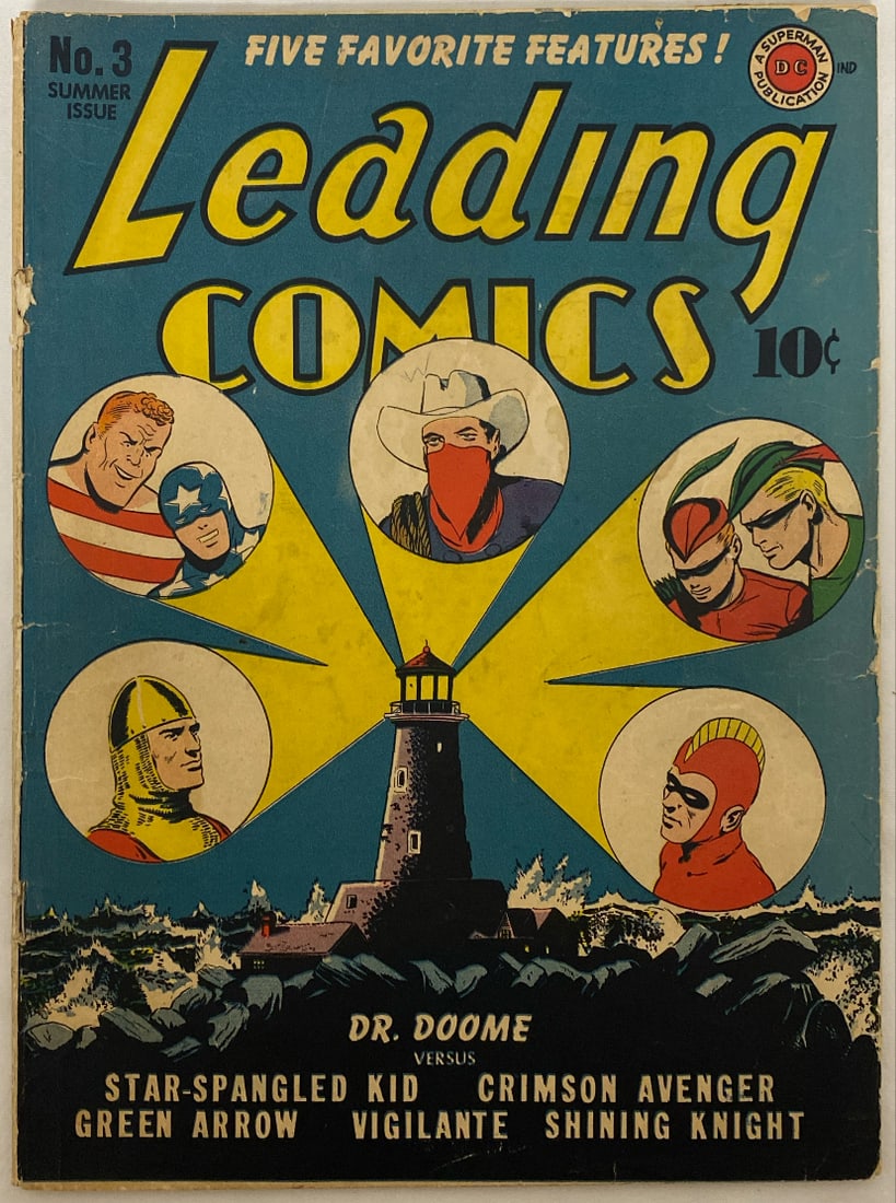 Leading Comics 3 DC Comic Book (1 of 8)
