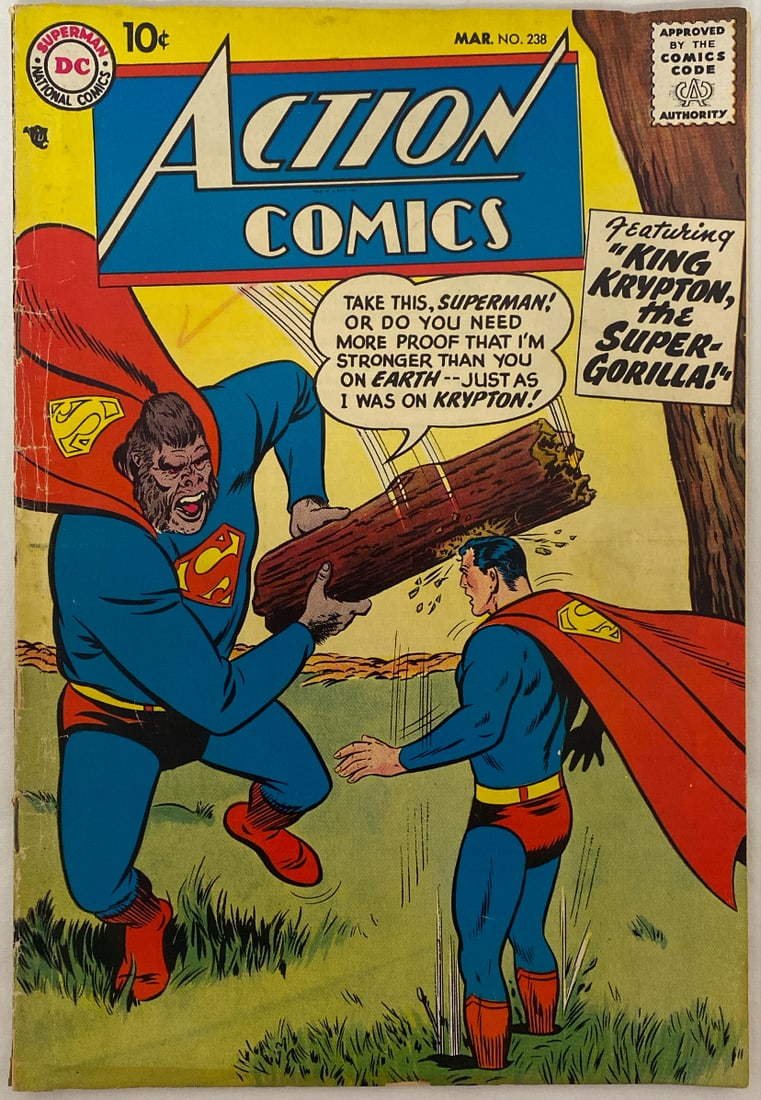 Action Comics 238 DC Superman Comic Book (1 of 8)