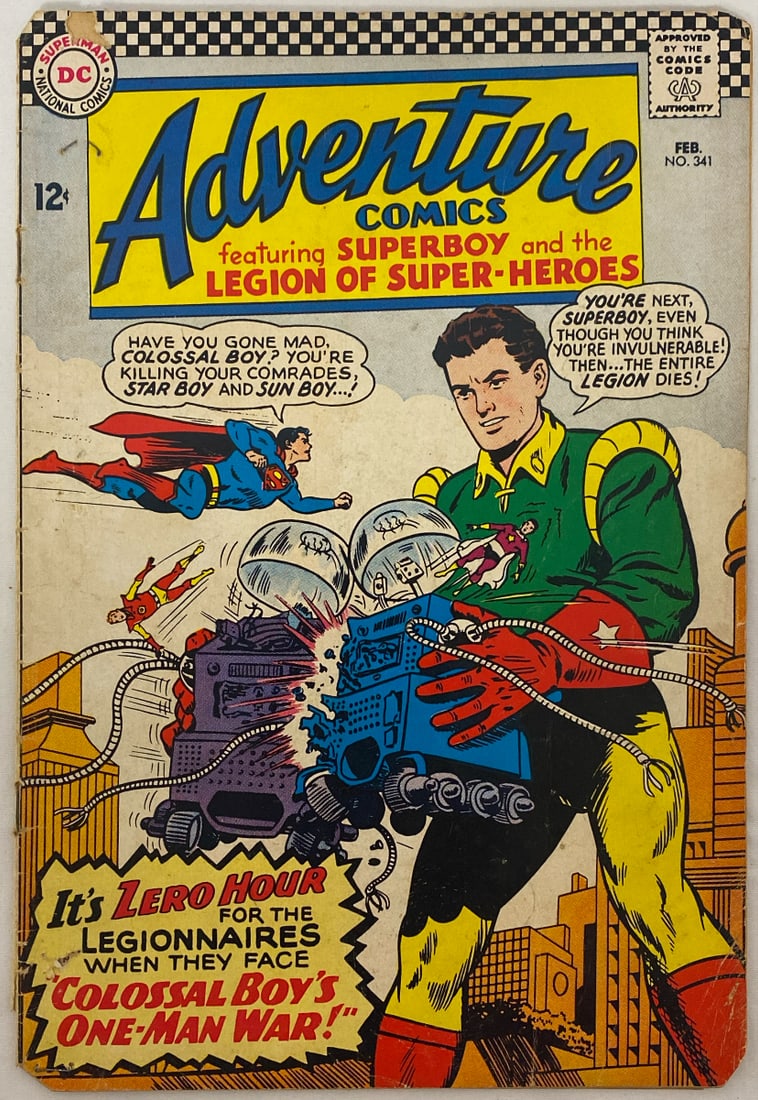 Adventure Comics 341 DC Superboy Comic Book (1 of 10)
