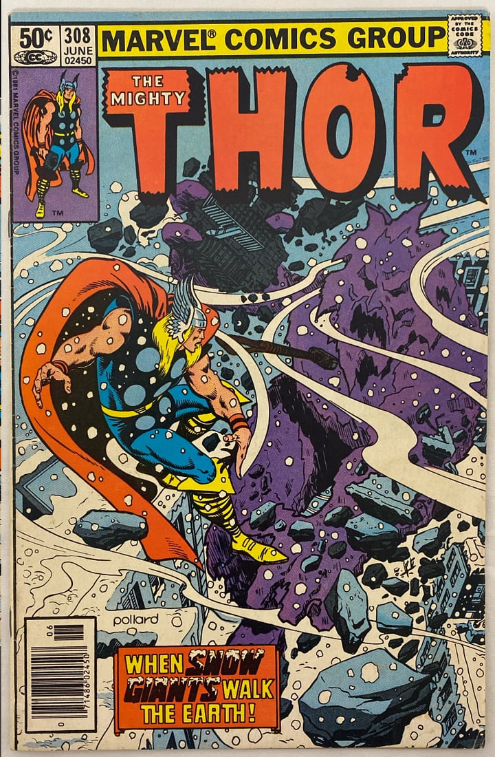 The Mighty Thor 308 Marvel Comic Book (1 of 8)