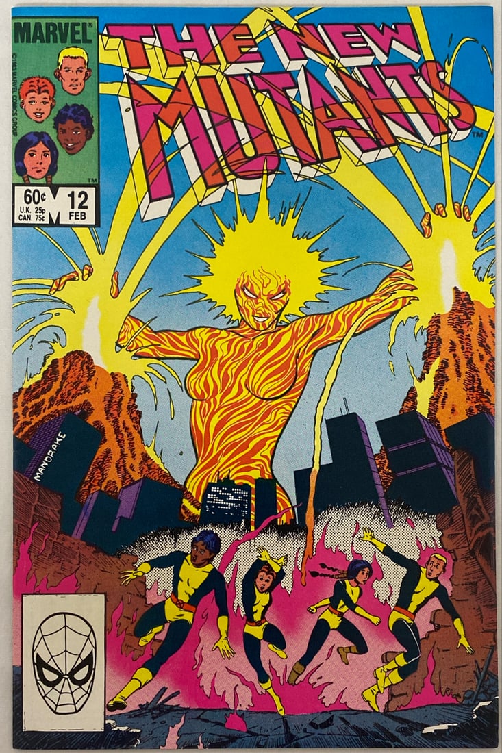 New Mutants 12 Marvel Comic Book (1 of 8)