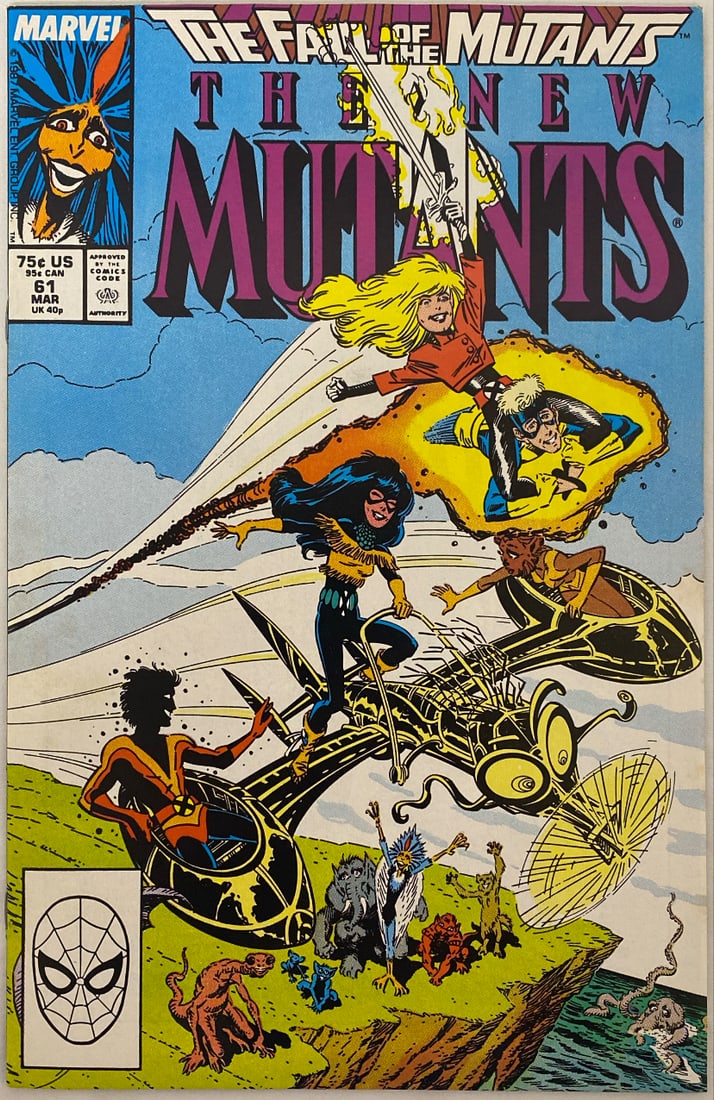 New Mutants 61 Marvel Comic Book (1 of 8)