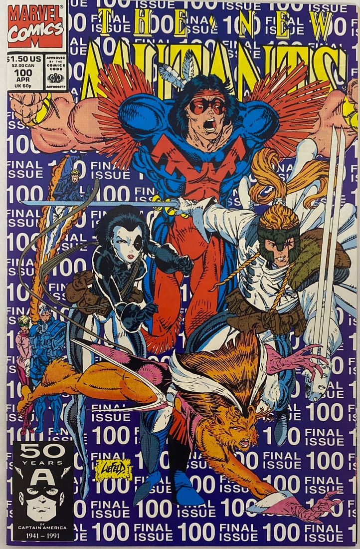 New Mutants 100 Marvel Comic Book (1 of 8)