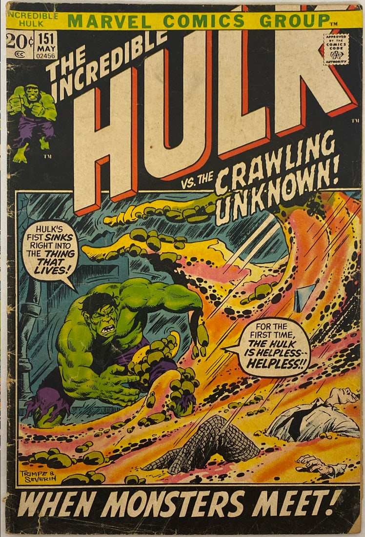 Incredible Hulk 151 Marvel Comic Book (1 of 8)