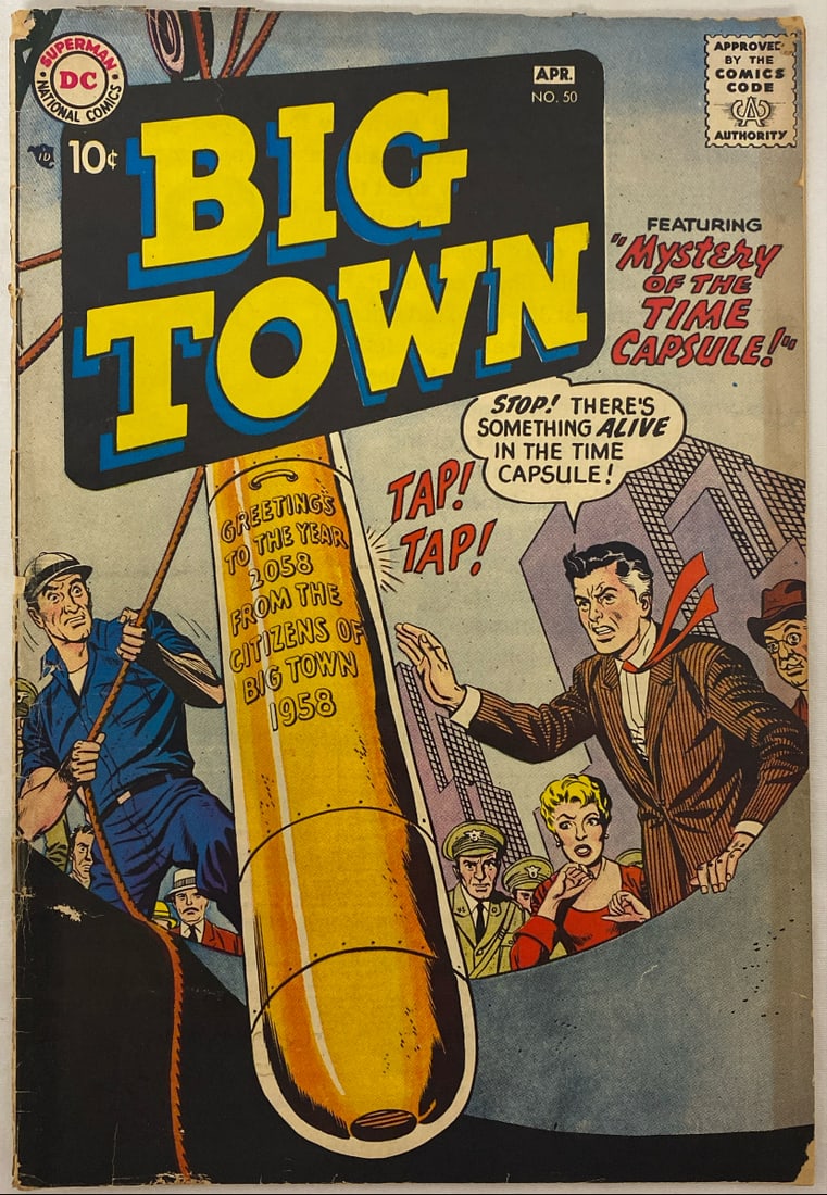 Big Town 50 DC Comic Book (1 of 8)