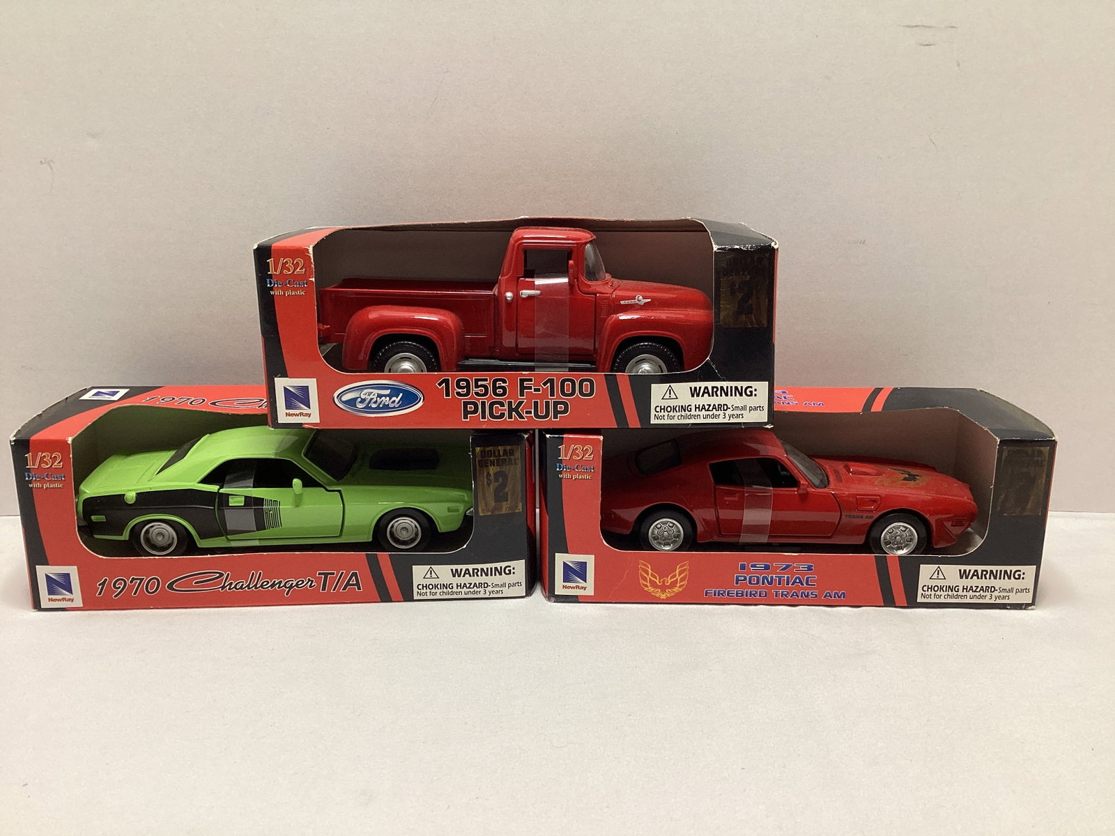 Three New Ray 1:32 Scale Diecasts: .