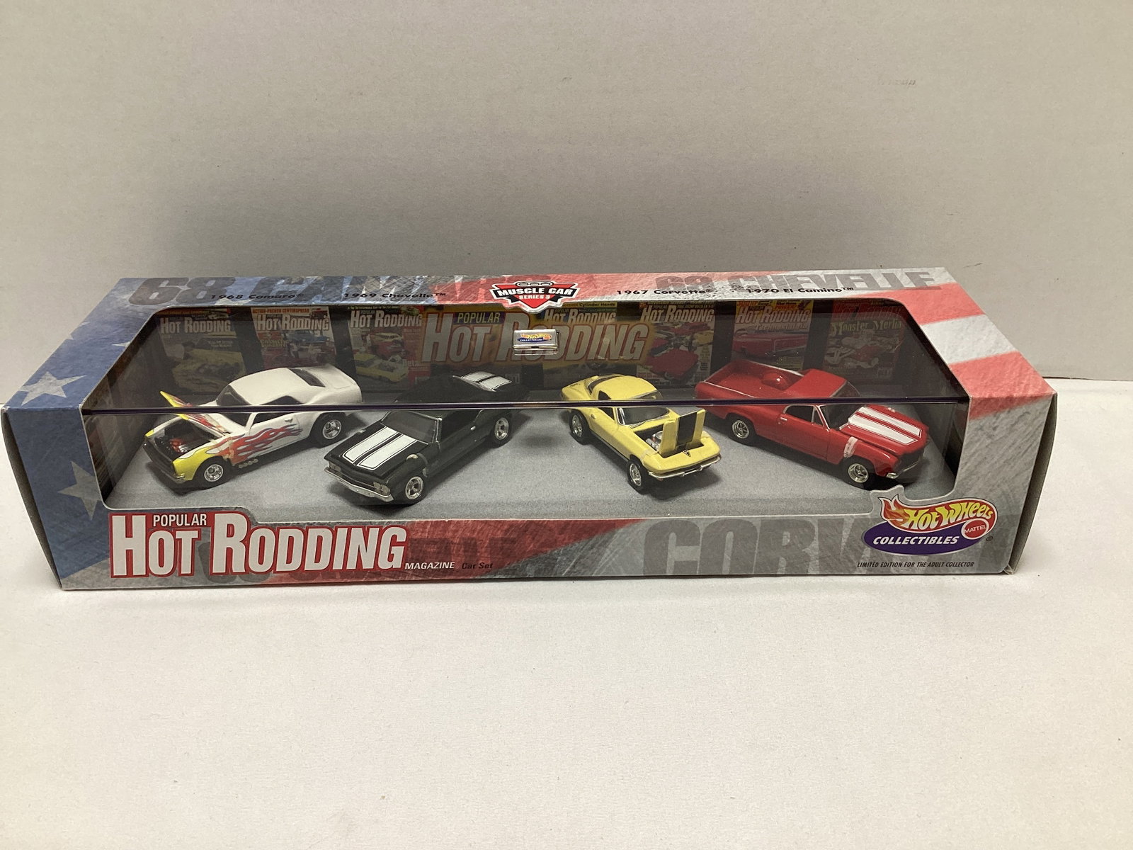 Hot Wheels Popular Hot Rodding Magazine Car Set: .