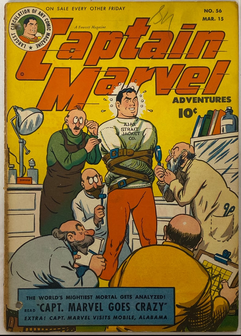 Captain Marvel Adventures Vol. 10 Issue 56 Fawcett Comic Book (1 of 9)
