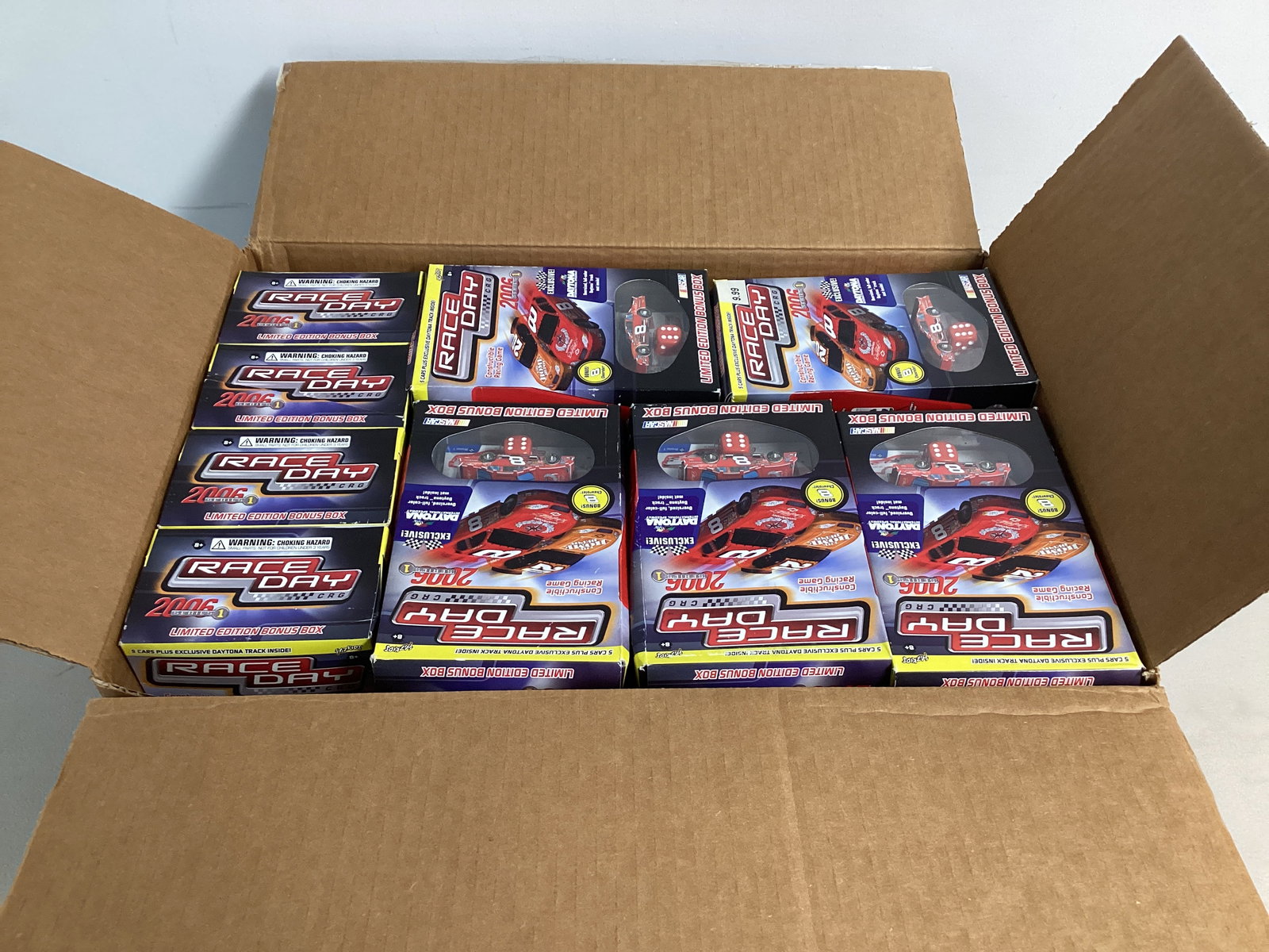 Case of 18 Dale Earnhardt Jr 2006 Race Day CRG Games: .