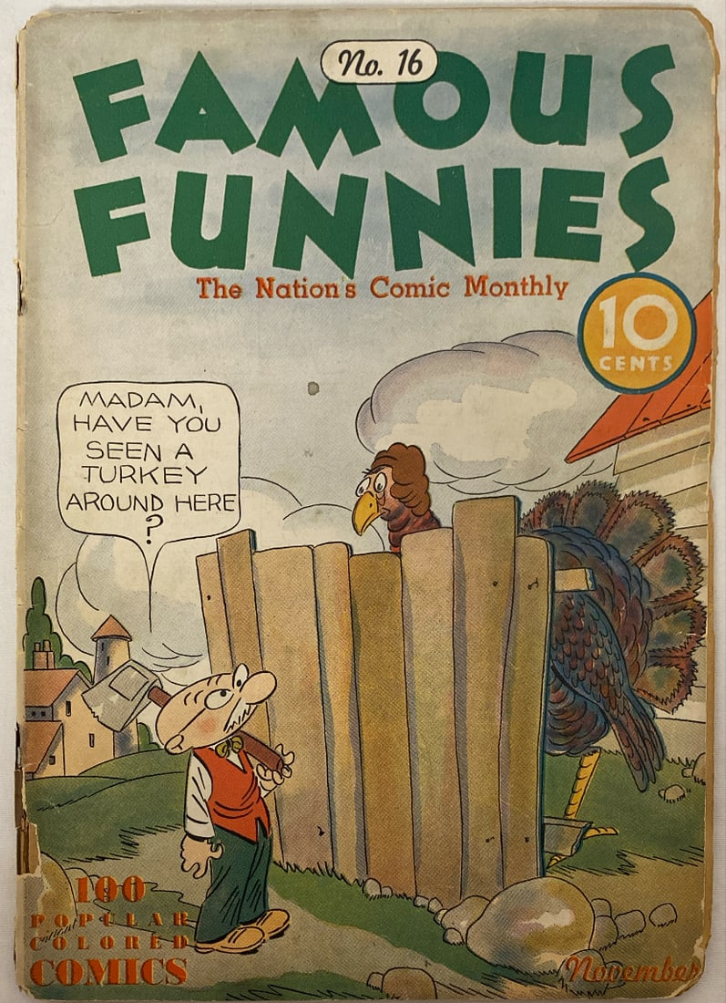 Famous Funnies 16 Comic Book (1 of 8)