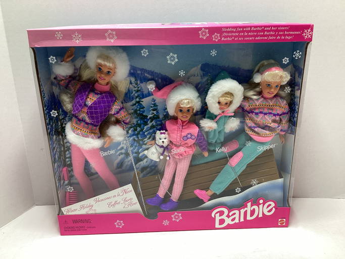 1995 Mattel Barbie Doll Travelin' Sisters Gift Set
