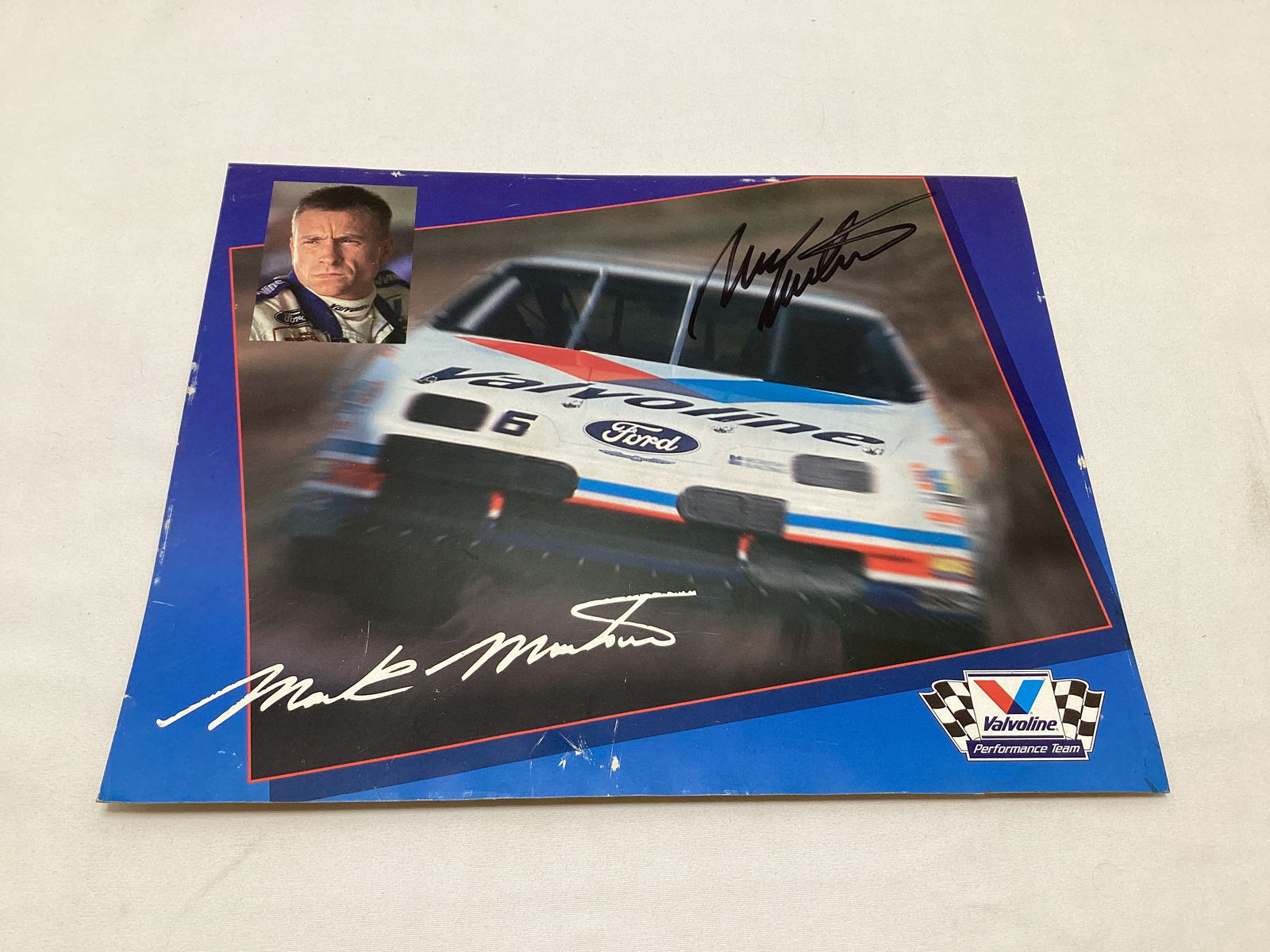 Mark Martin Signed NASCAR Hero Card (1 of 6)