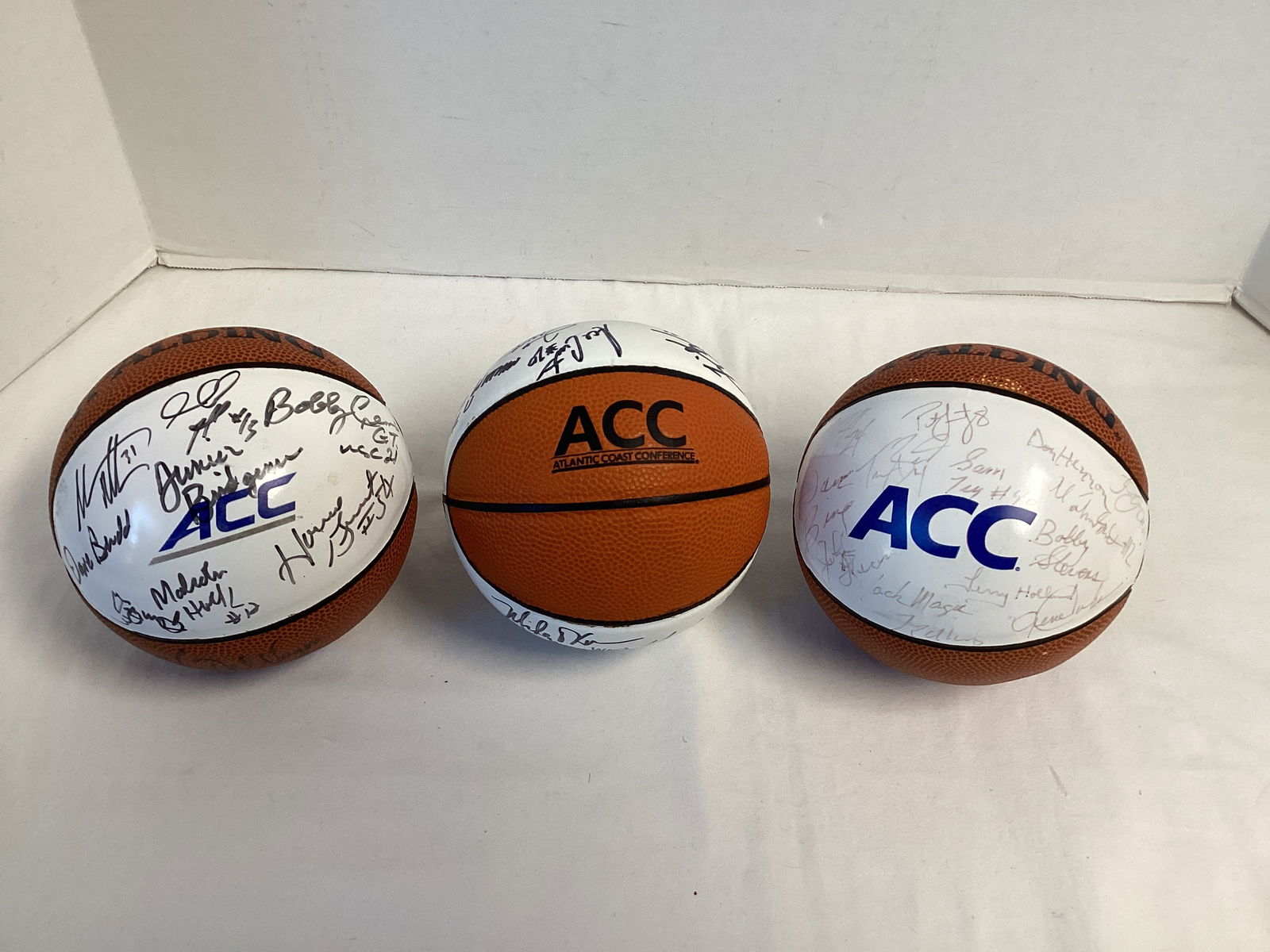 Three Autographed ACC Mini Basketballs (1 of 14)