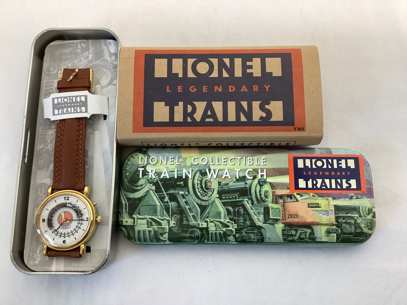 Legendary Lionel Trains Collectible Watch in Tin: .