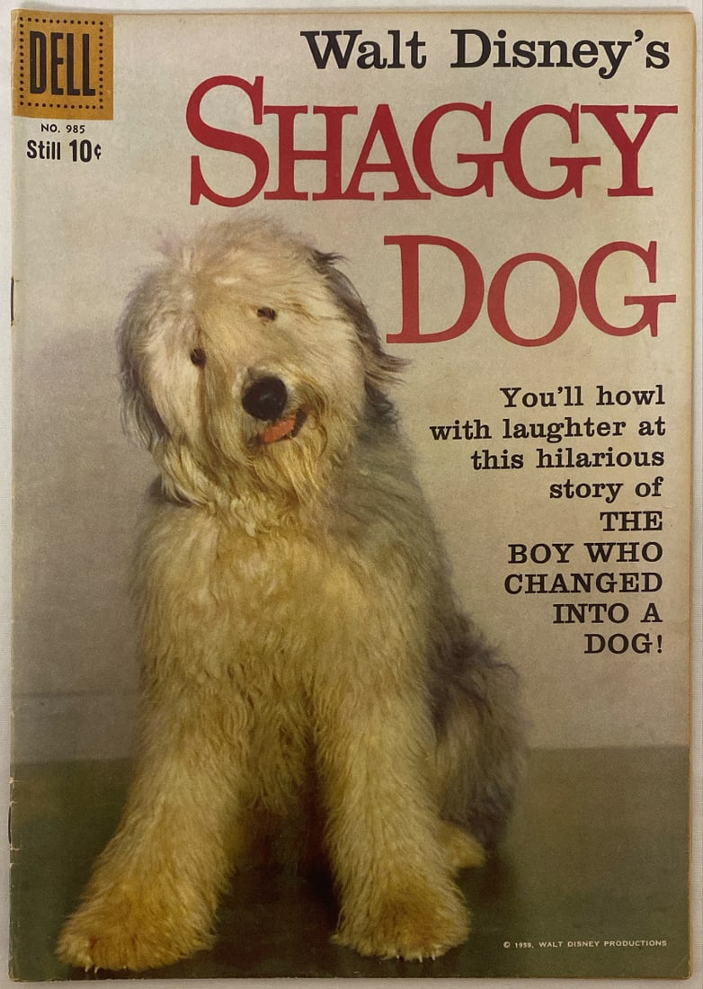 Walt Disney's Shaggy Dog 985 Dell Comic Book (1 of 8)