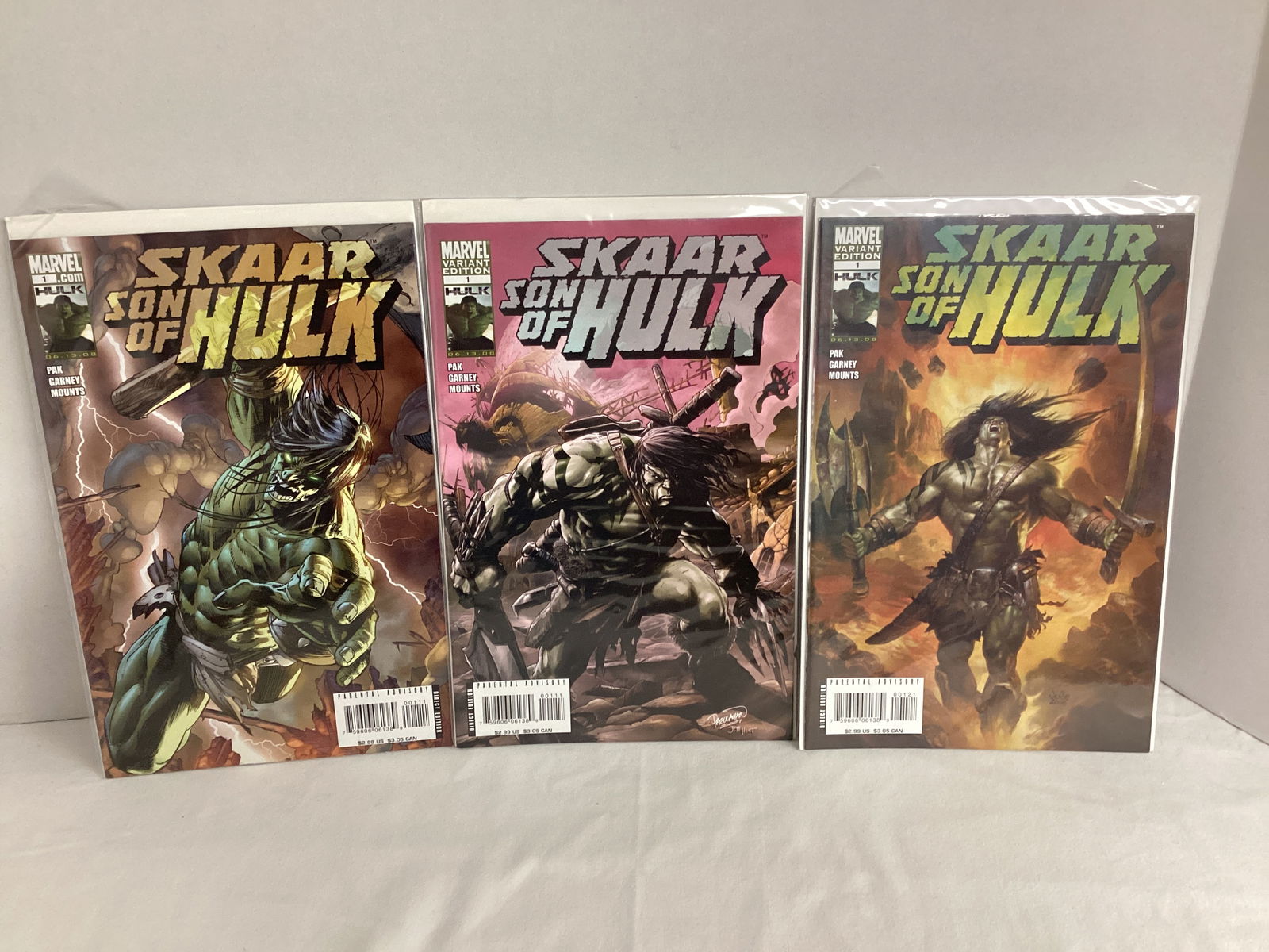 Three Skaar Son of Hulk Marvel Comic Books (1 of 4)