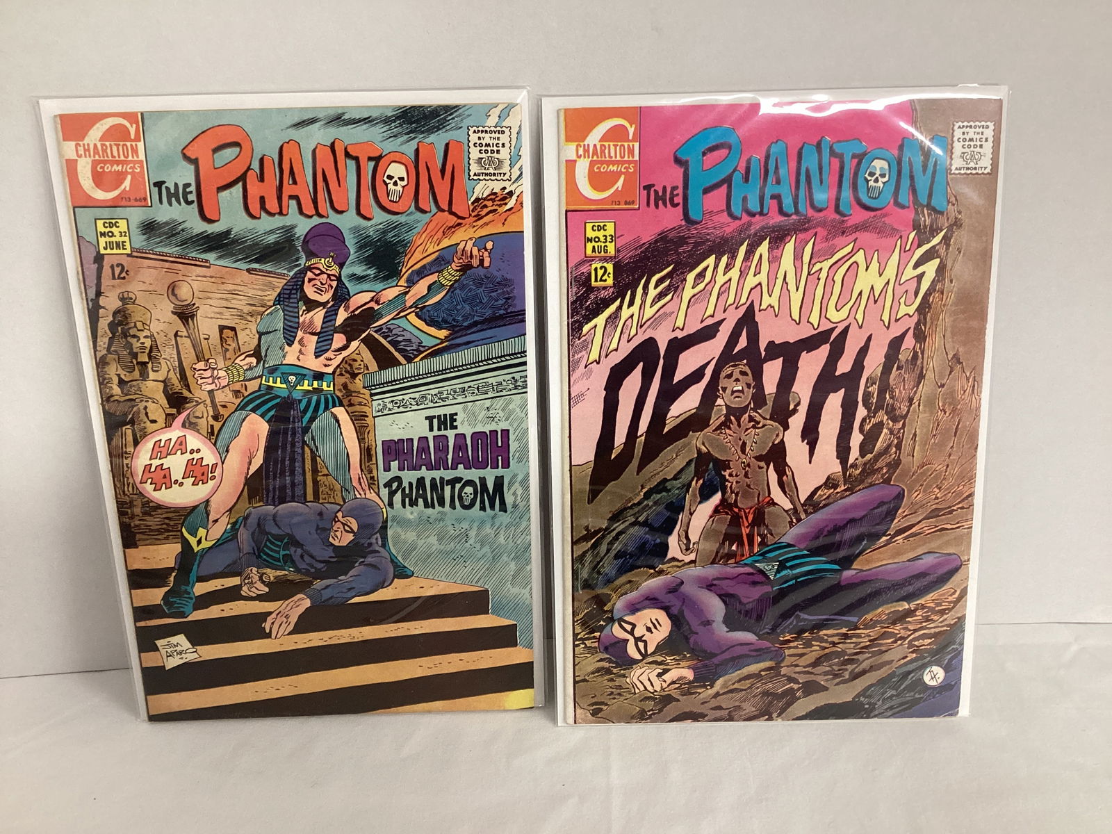 The Phantom 32 and 33 Charlton Comic Books (1 of 5)