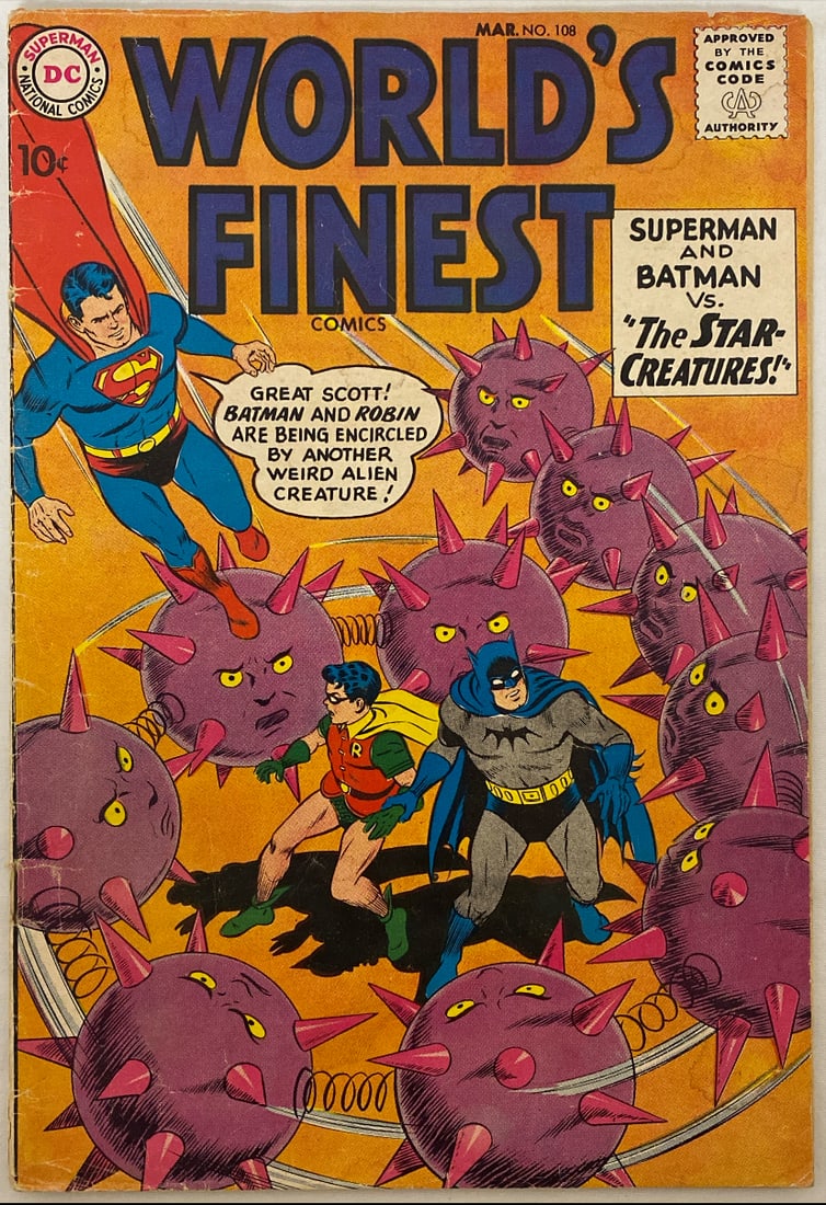 World's Finest Comics 108 DC Superman Batman Comic Book (1 of 8)
