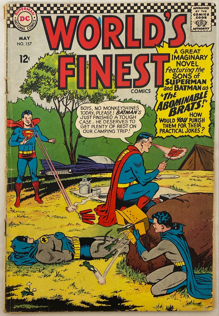 World's Finest Comics 157 DC Superman Batman Comic Book (1 of 8)