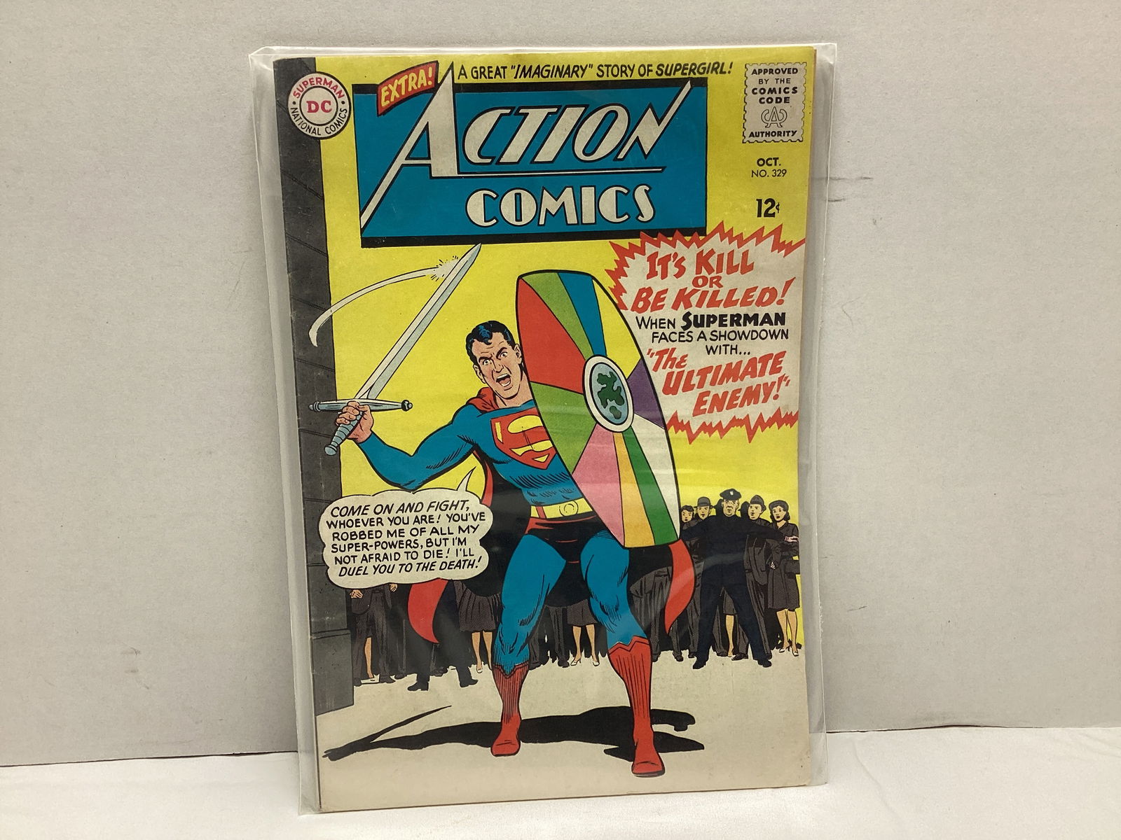 Action Comics 329 DC Superman Comic Book (1 of 6)