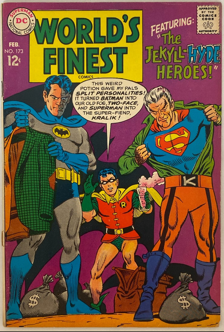 World's Finest Comics 173 DC Superman Batman Comic Book (1 of 8)